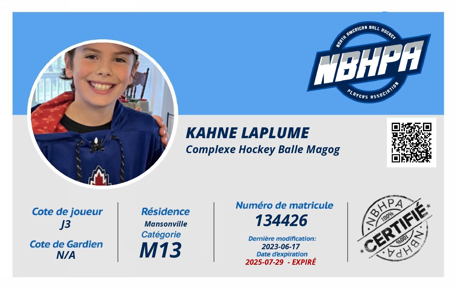Kahne Laplume