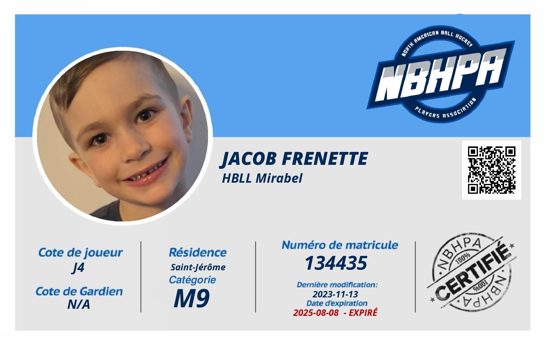 Jacob Frenette