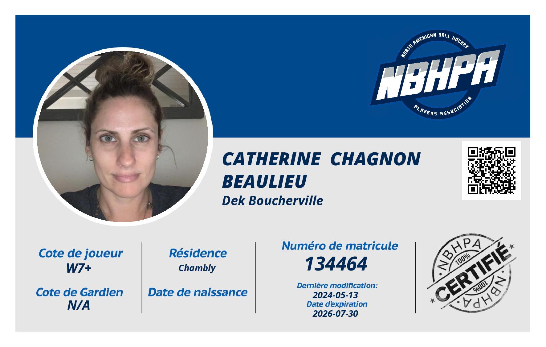 Catherine  Chagnon Beaulieu 