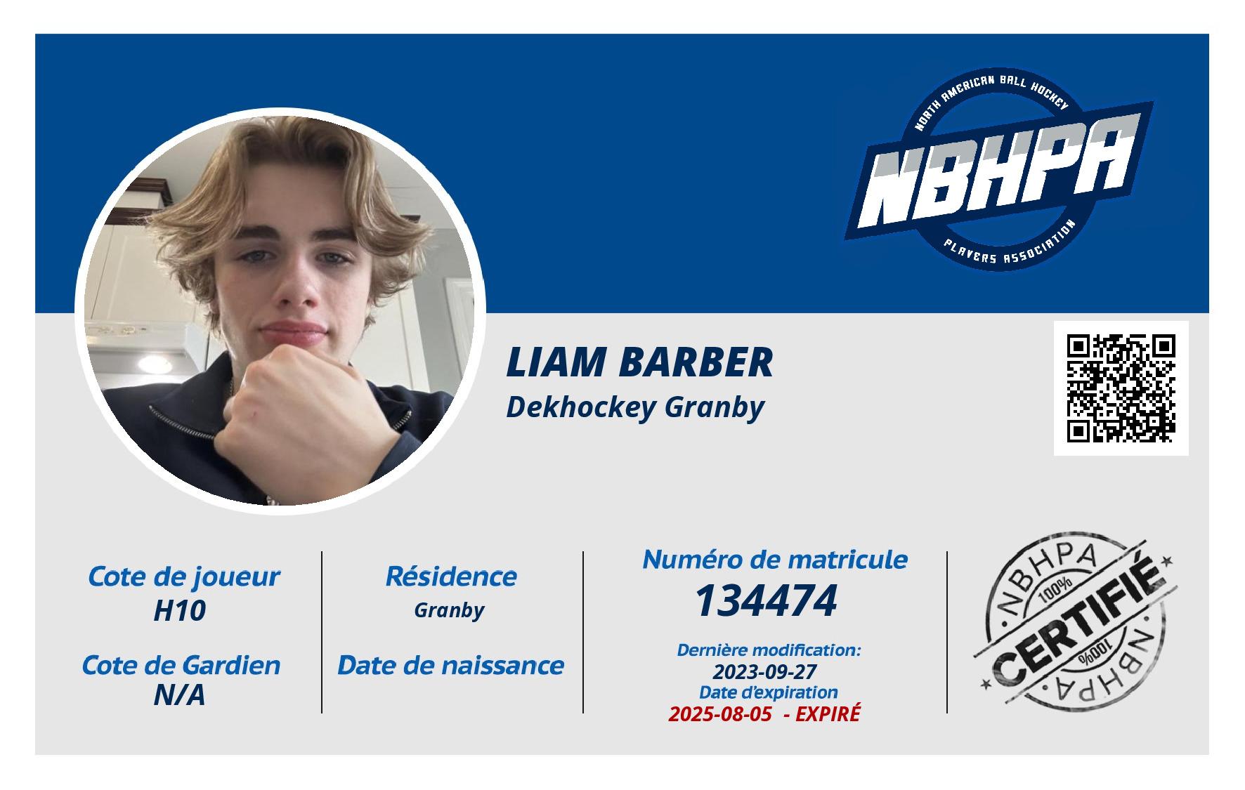 Liam Barber
