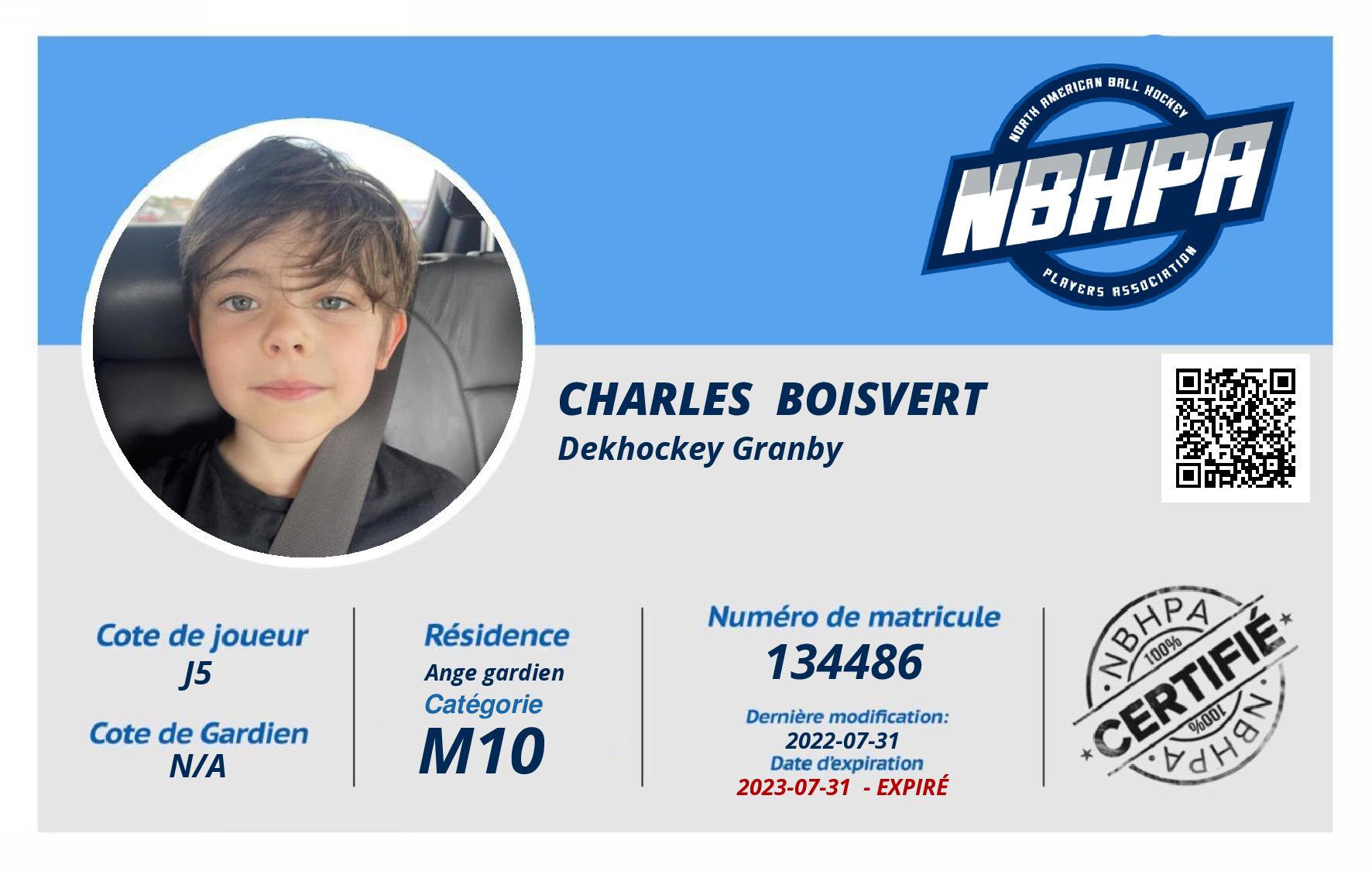 Charles  Boisvert