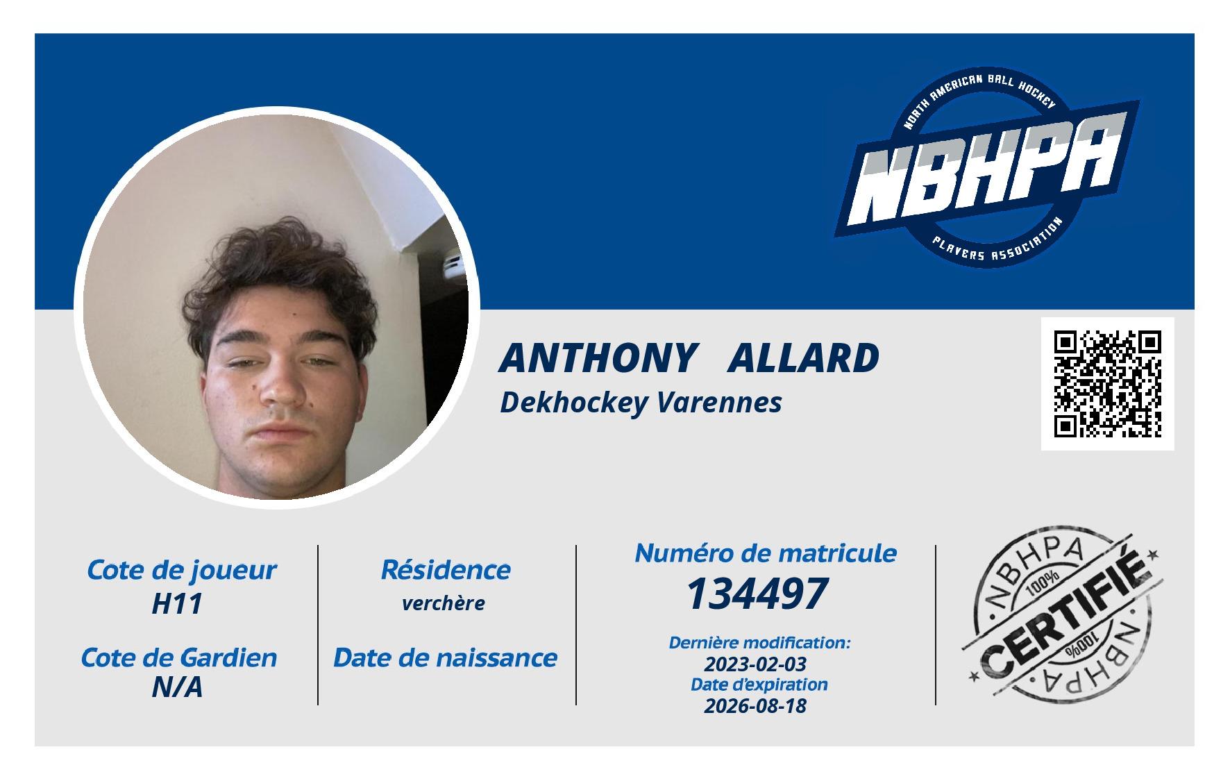 Anthony   Allard