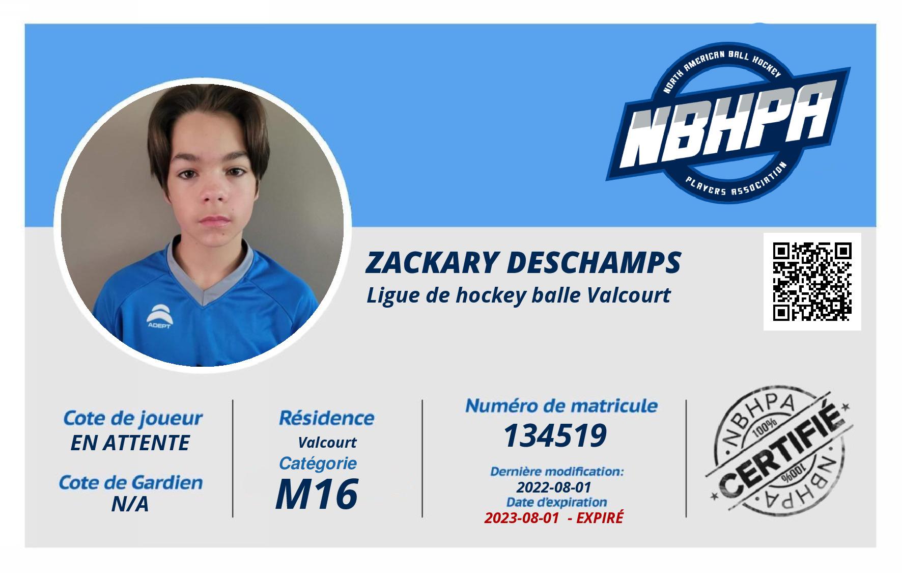 Zackary Deschamps