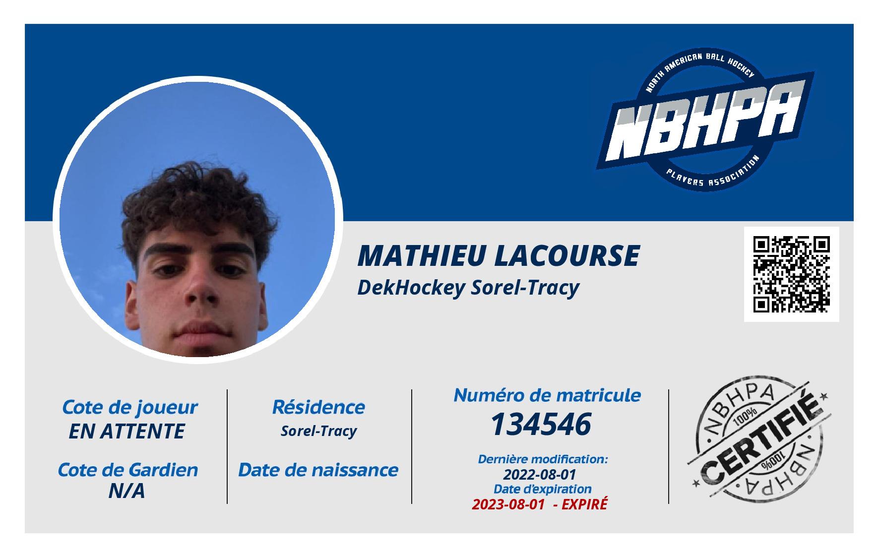 Mathieu Lacourse