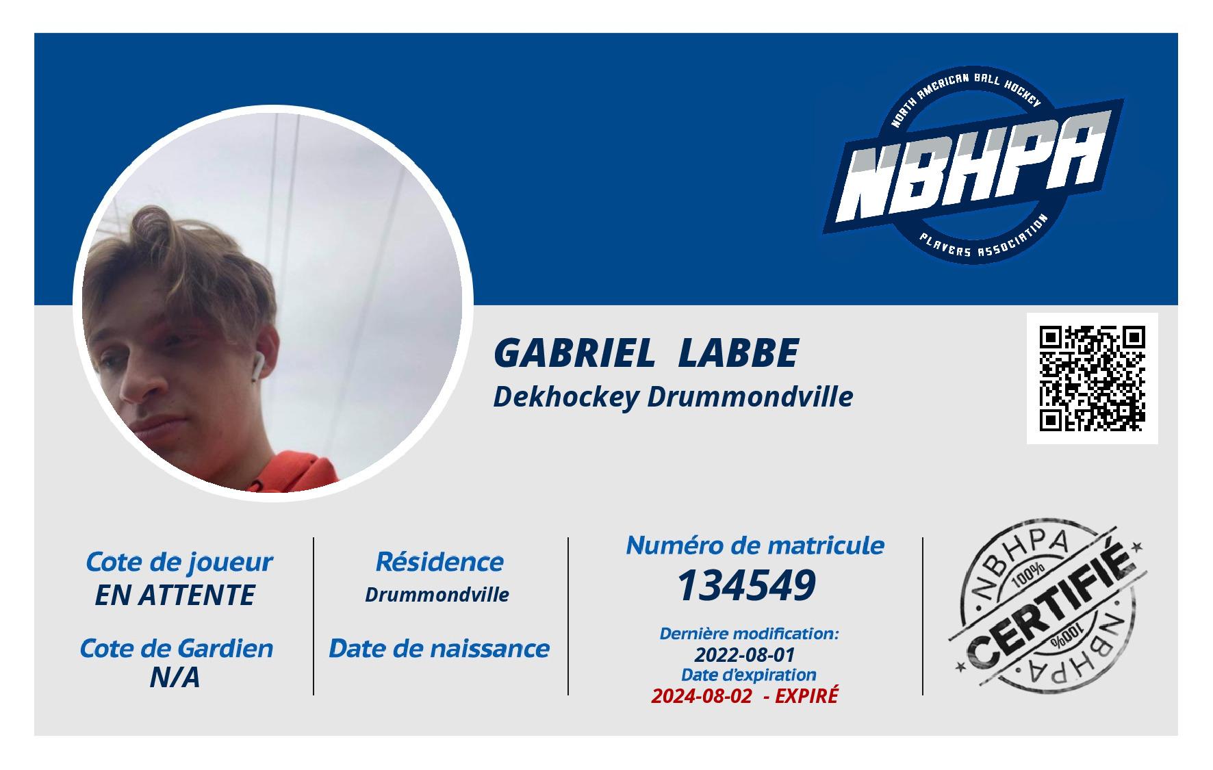 Gabriel  Labbe