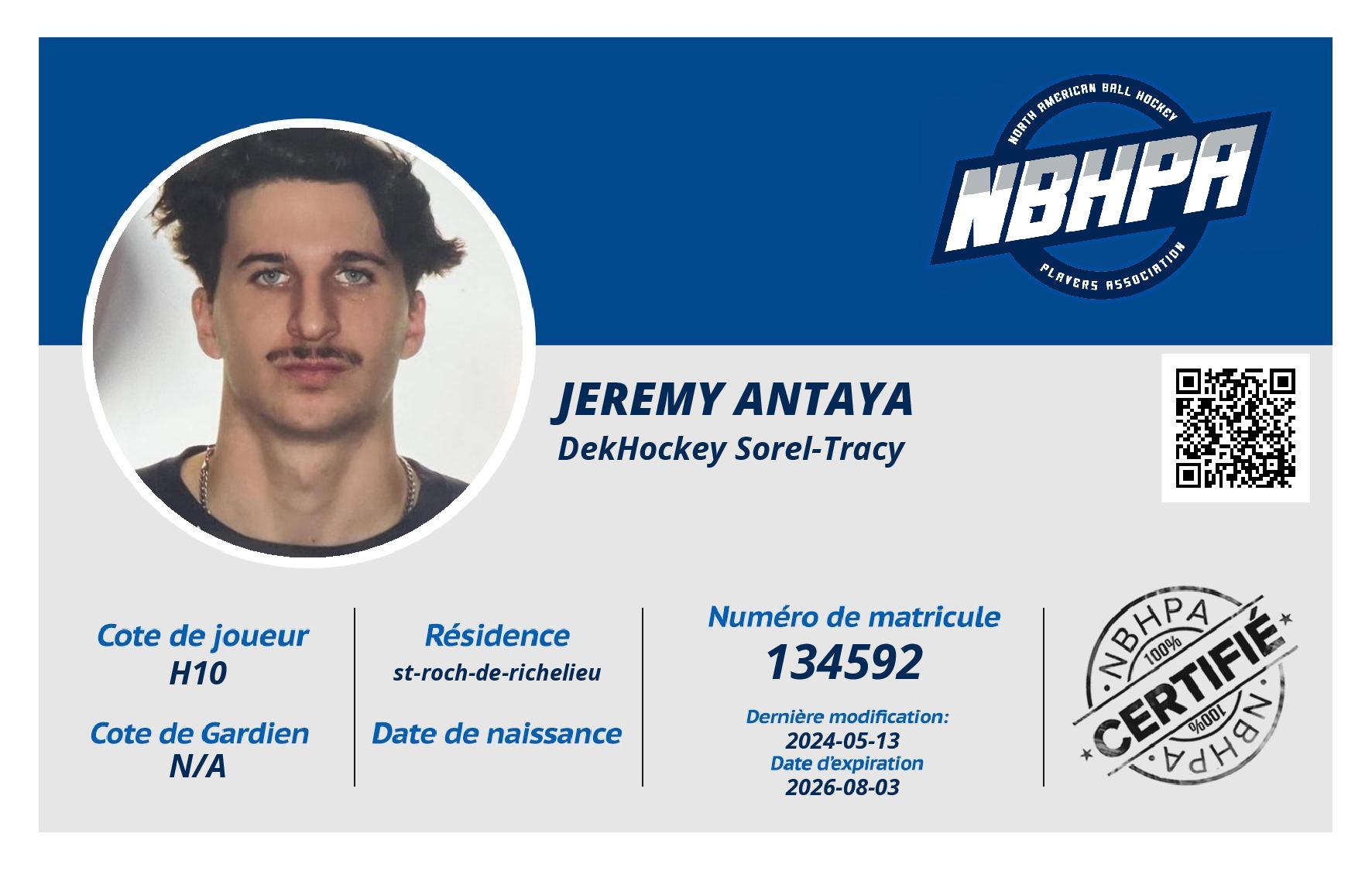 Jeremy Antaya
