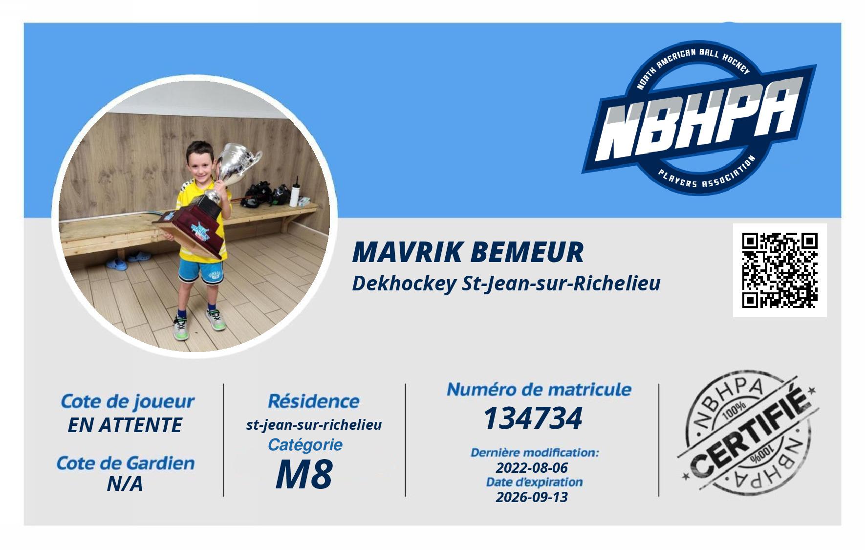 Mavrik Bemeur