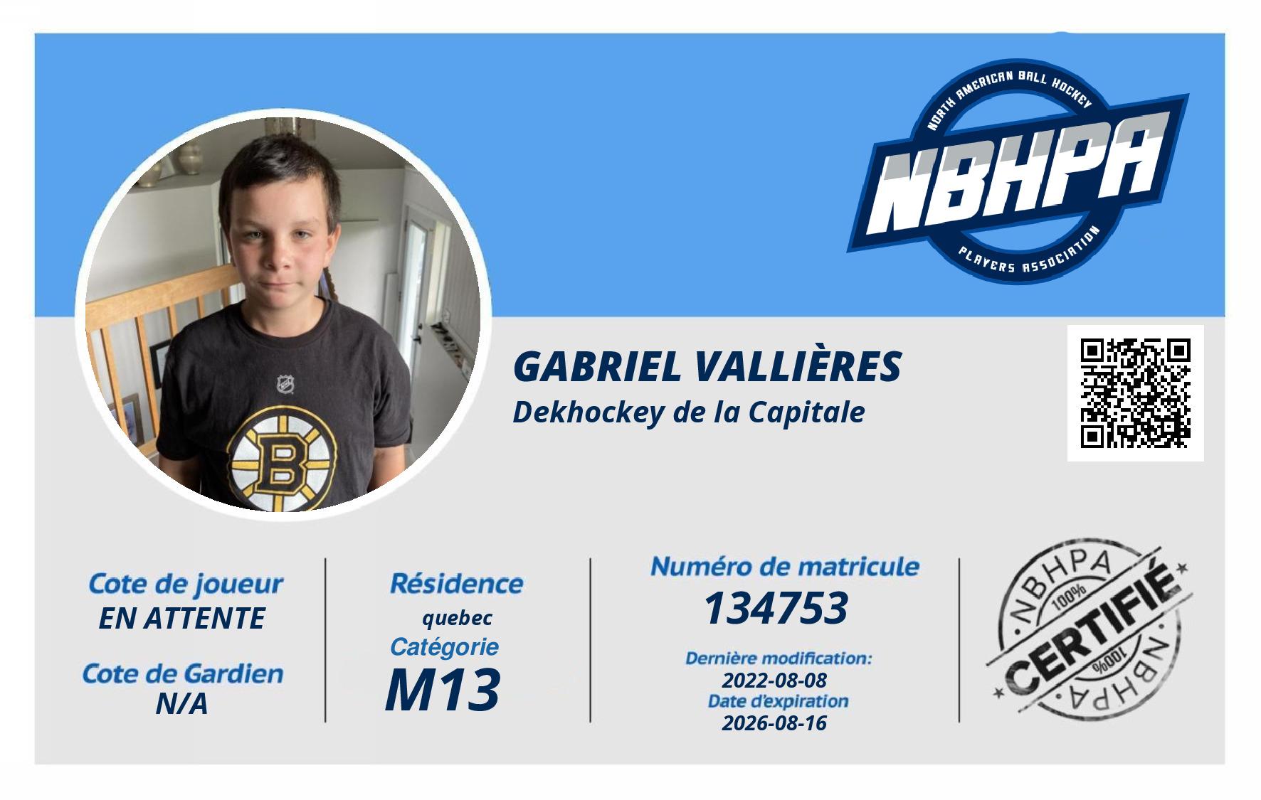 Gabriel Vallières