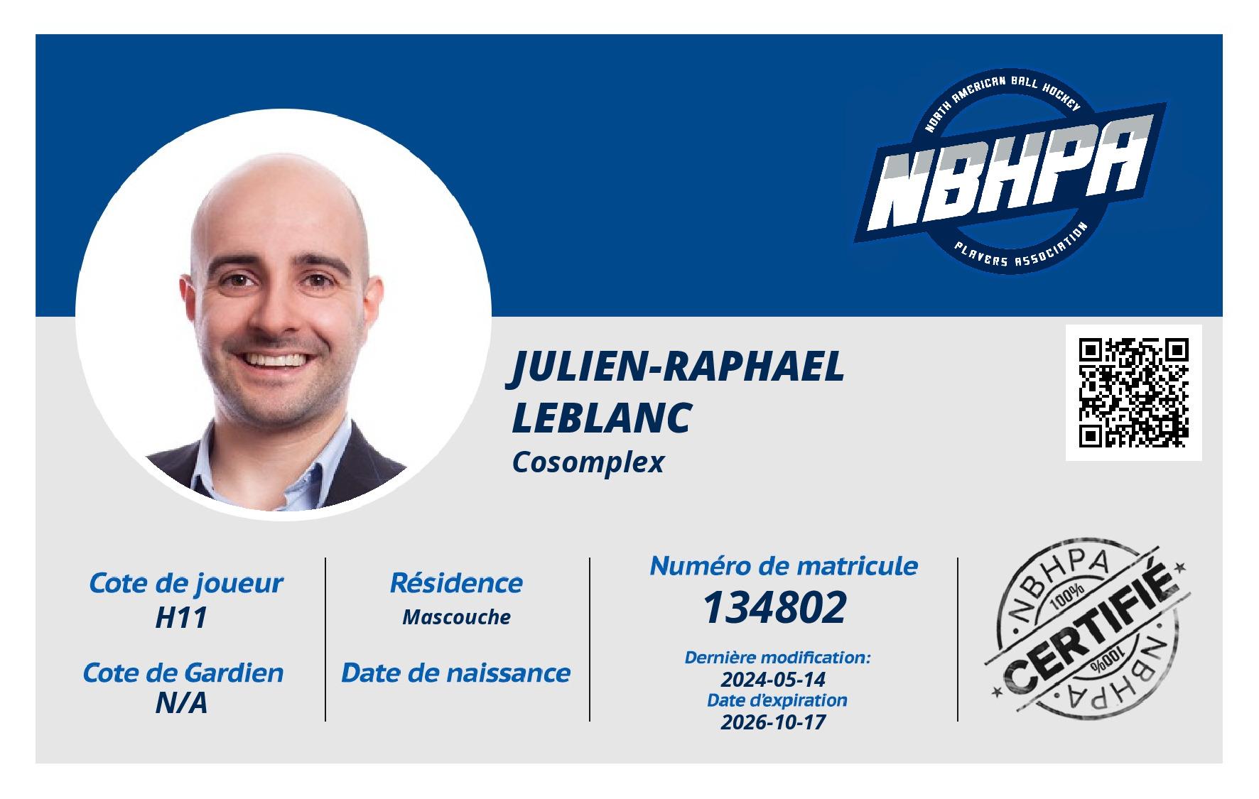 Julien-Raphael Leblanc