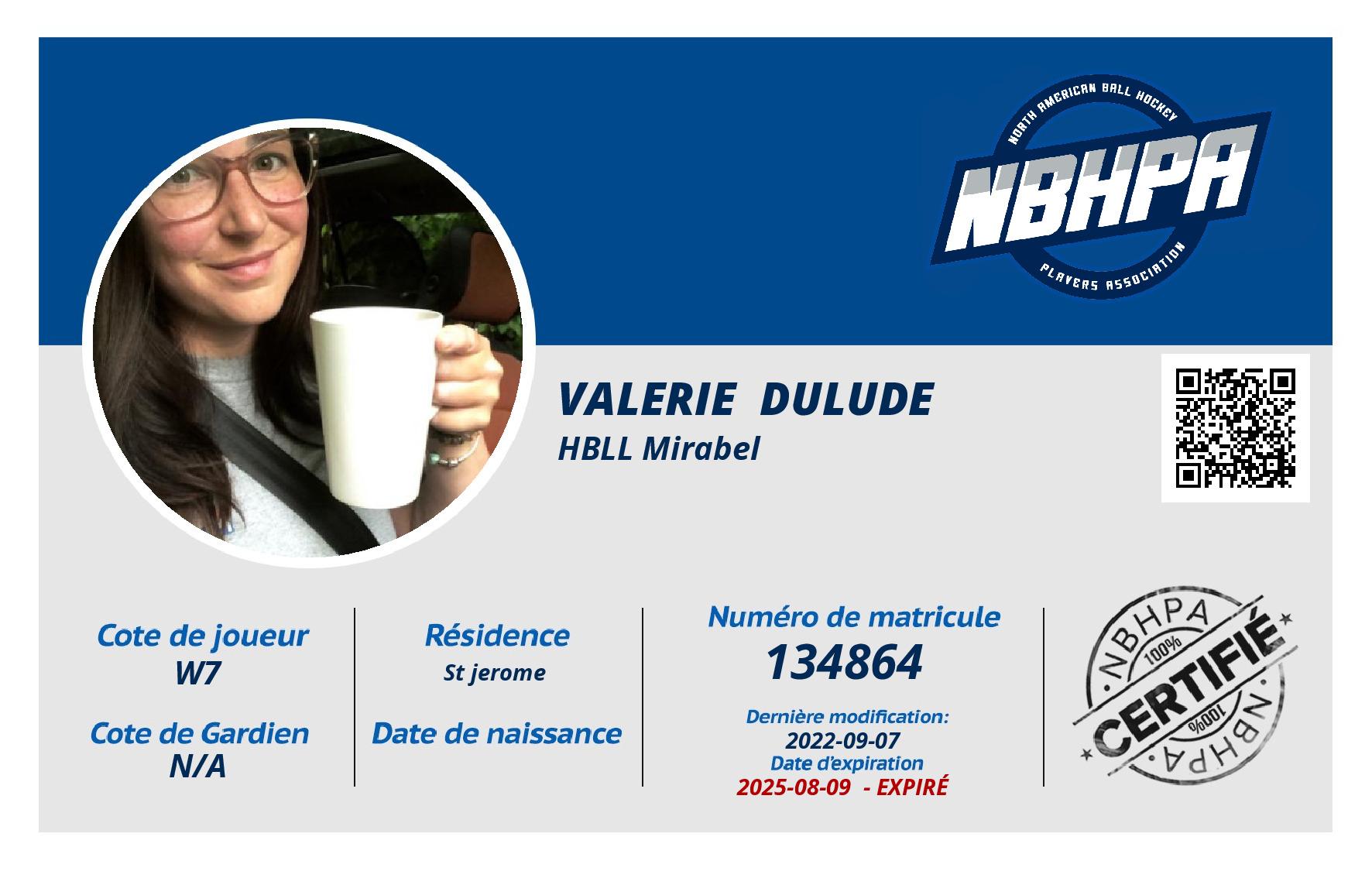 Valerie  Dulude