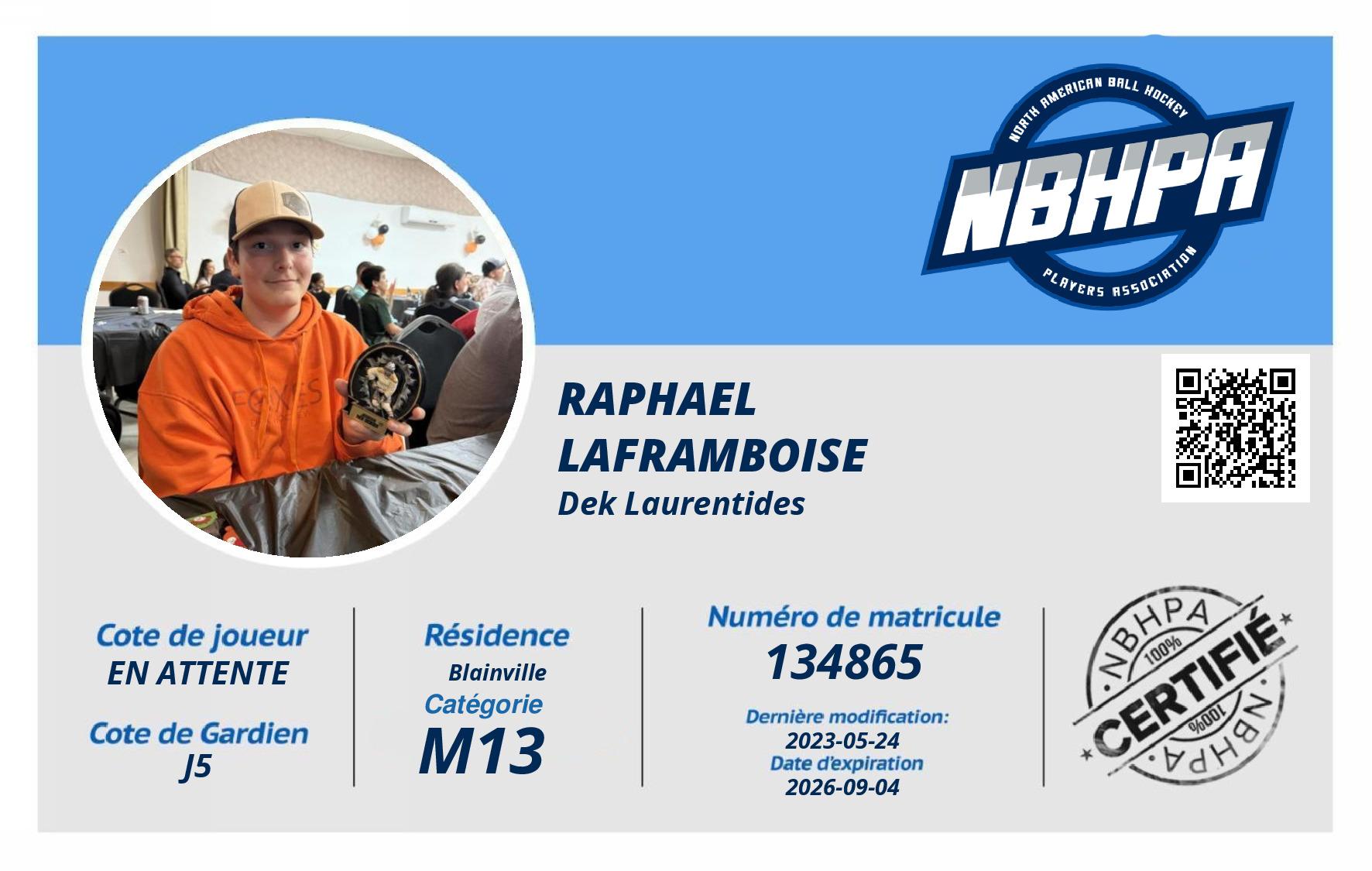 Raphael  Laframboise