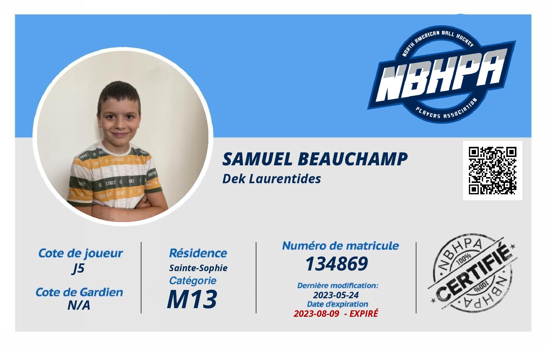 Samuel Beauchamp 