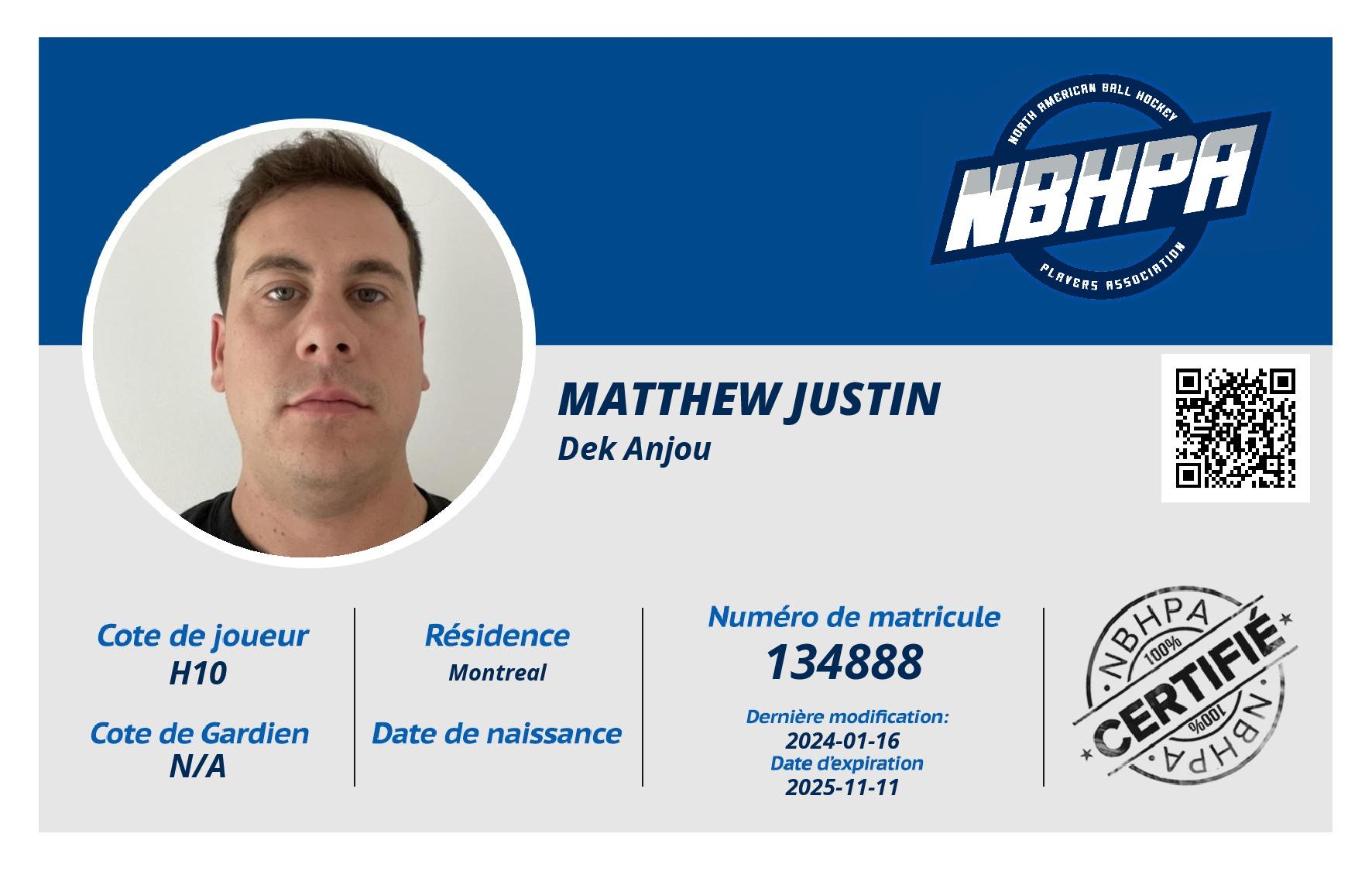 Matthew Justin