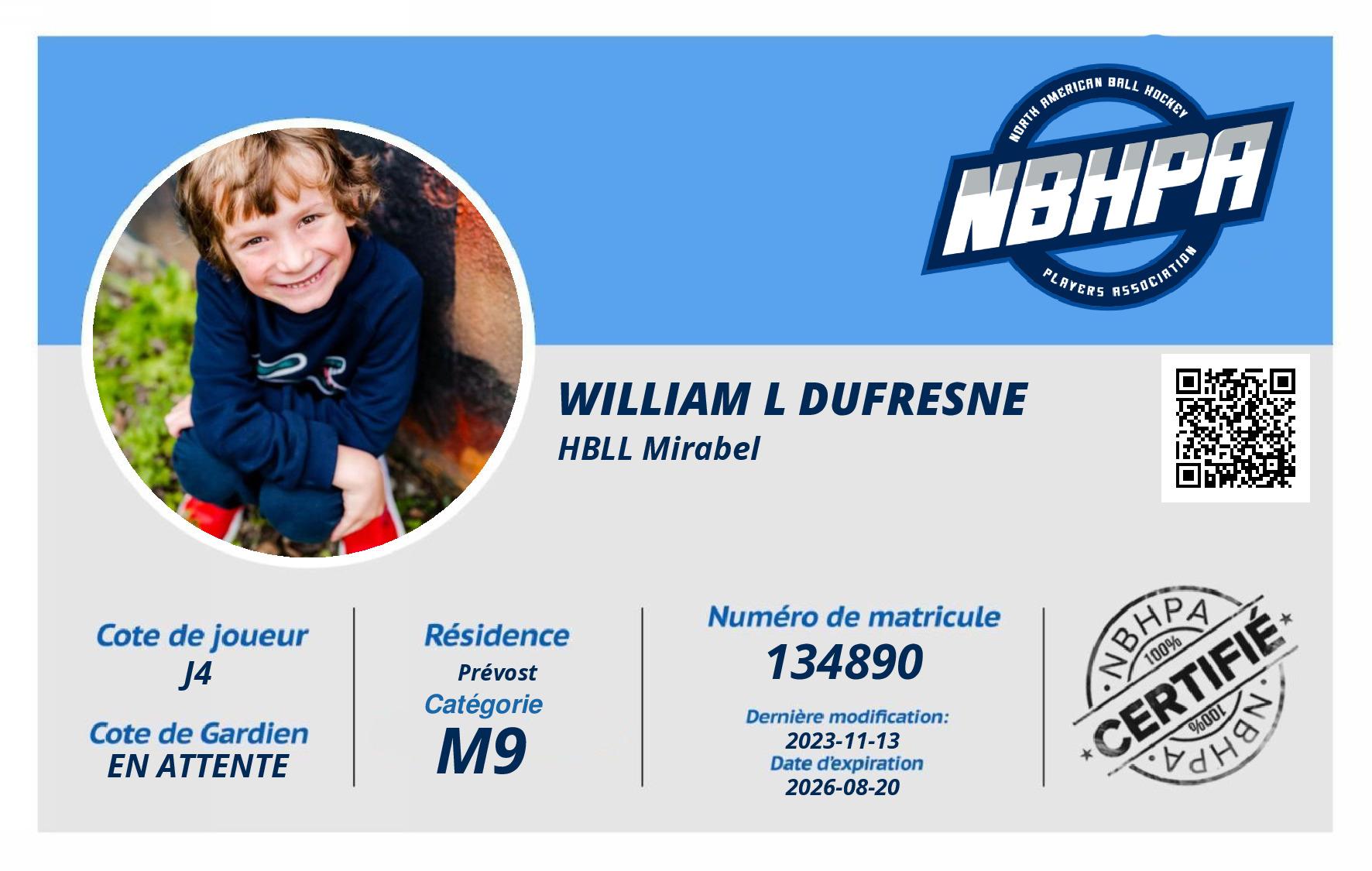 William L Dufresne