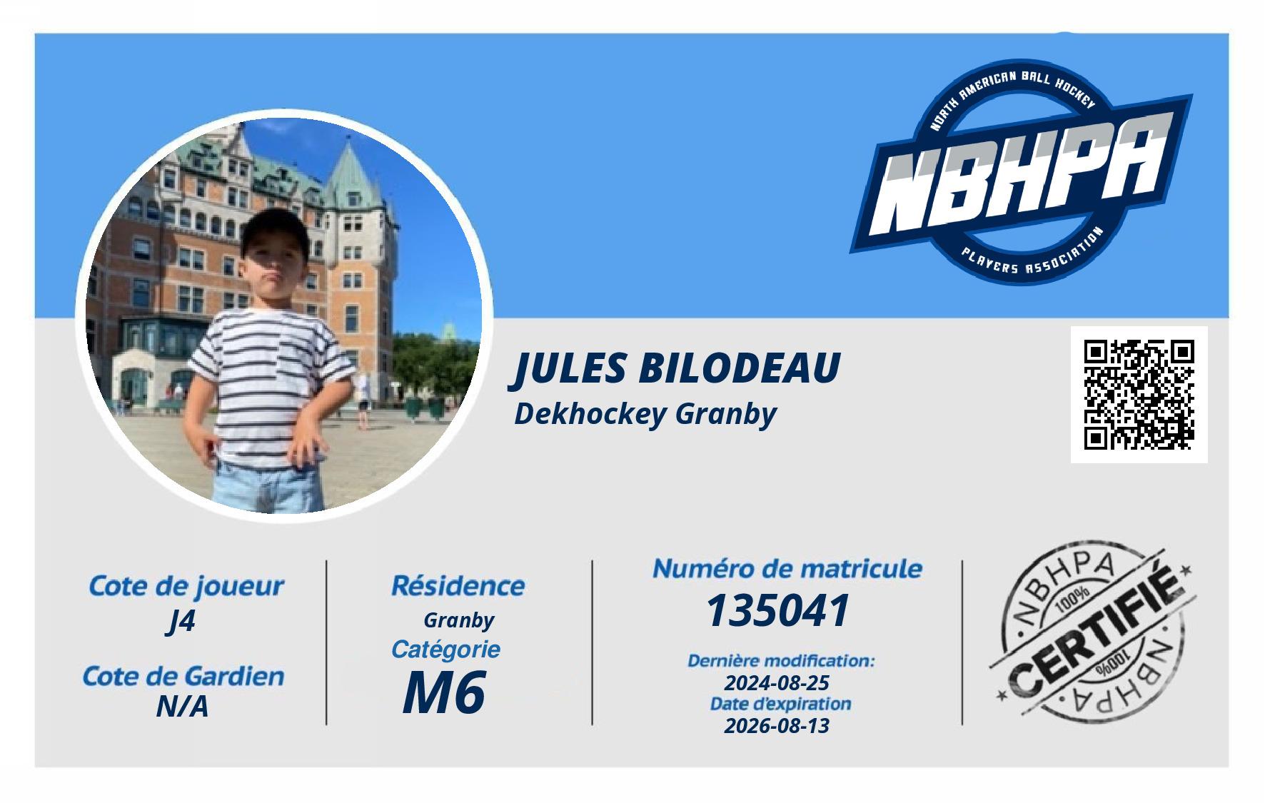 Jules Bilodeau