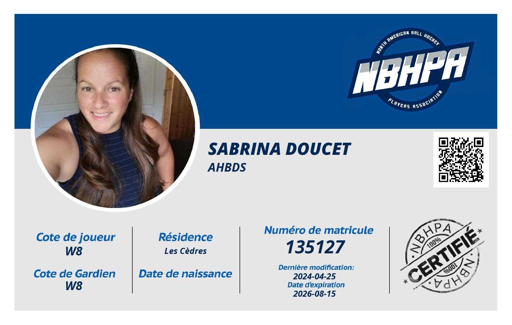 Sabrina Doucet