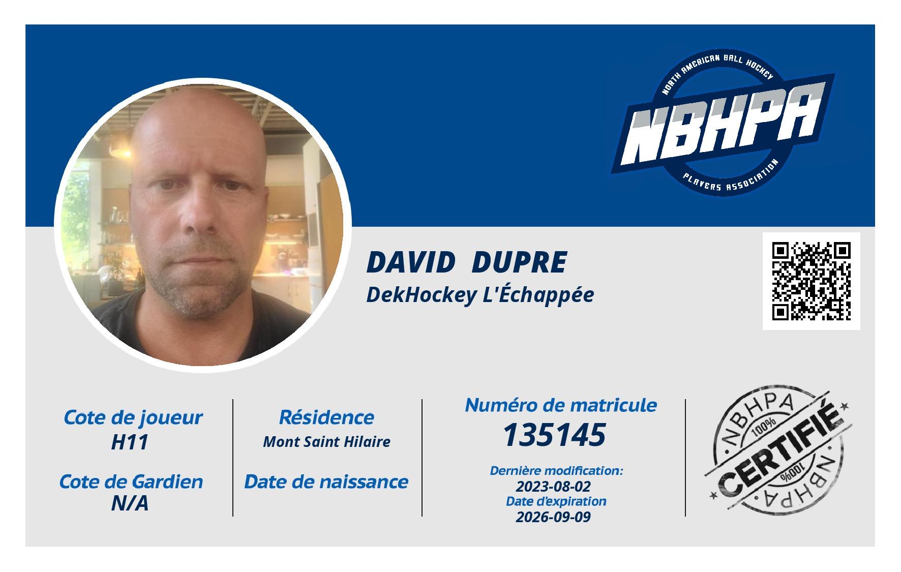 David  Dupre