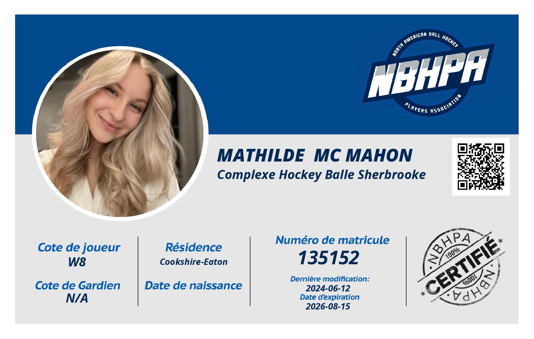 Mathilde  Mc Mahon
