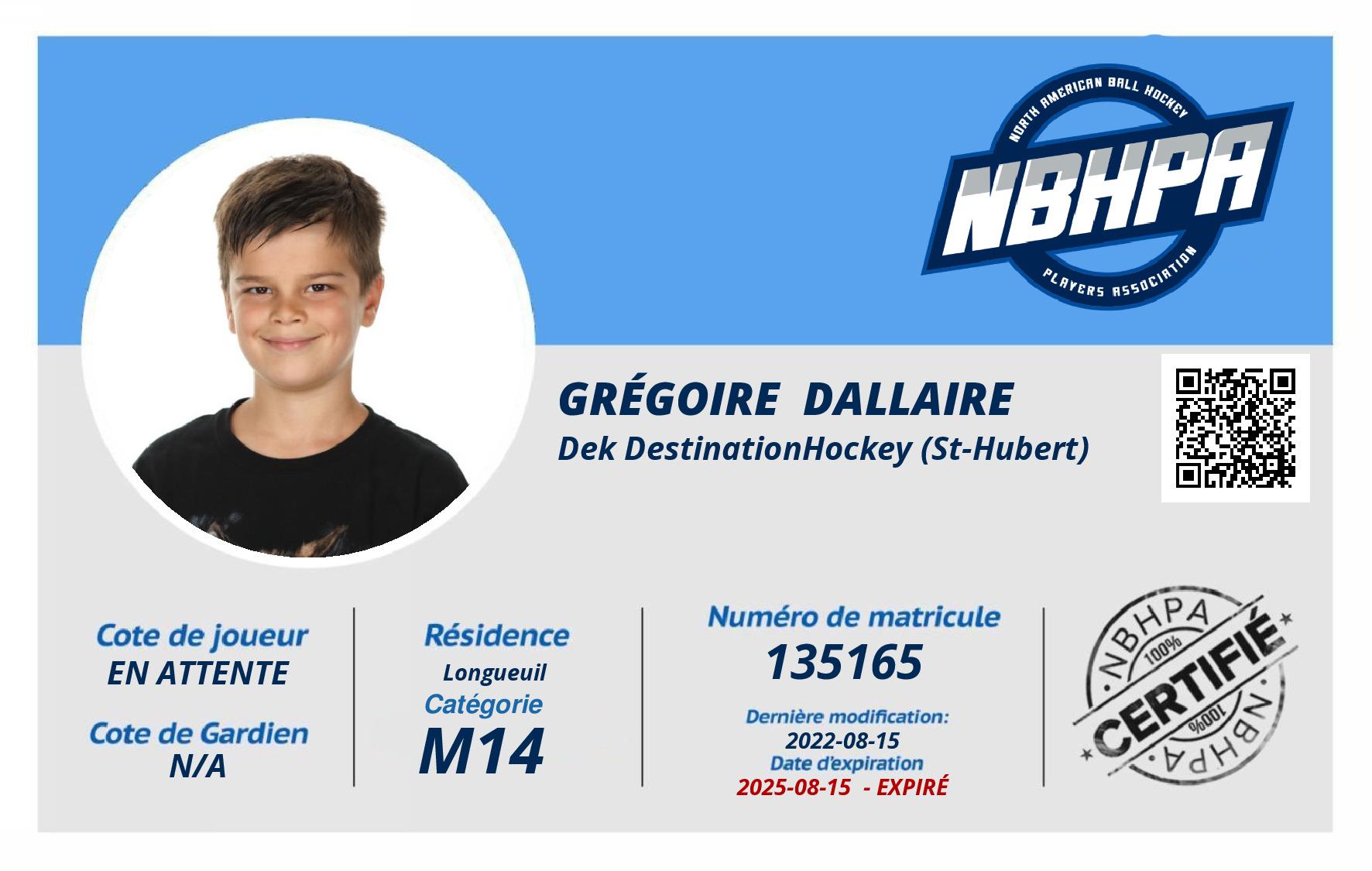 Grégoire  Dallaire