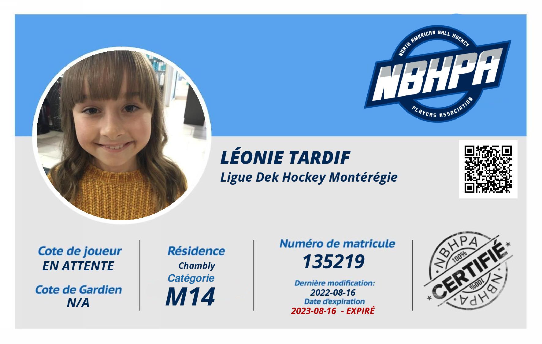 Léonie Tardif