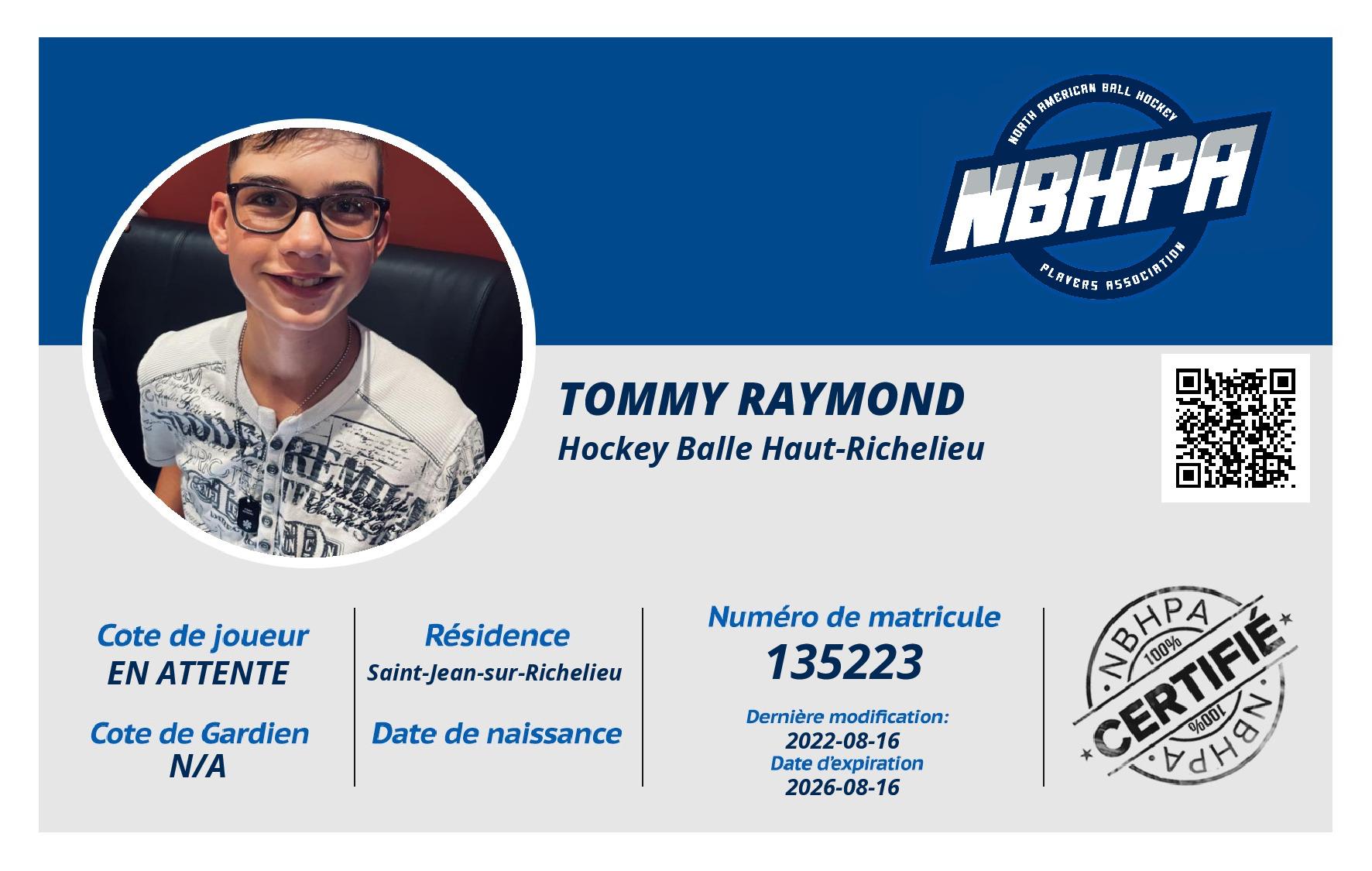 Tommy Raymond 