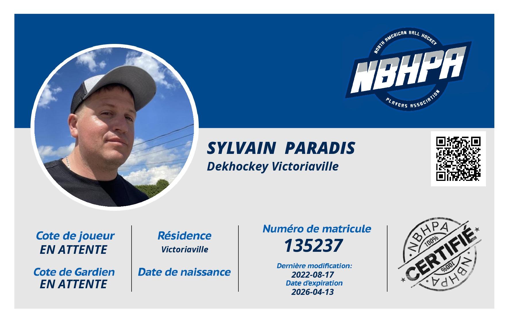 Sylvain  Paradis