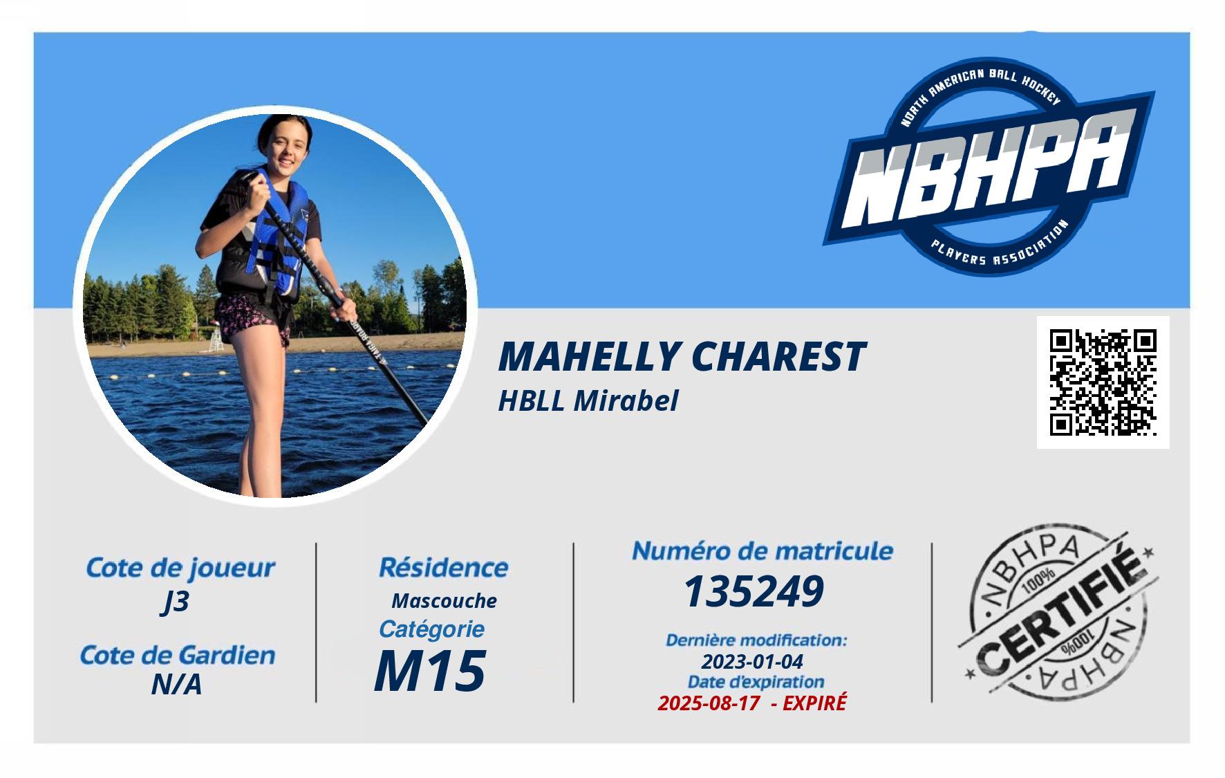 Mahelly Charest