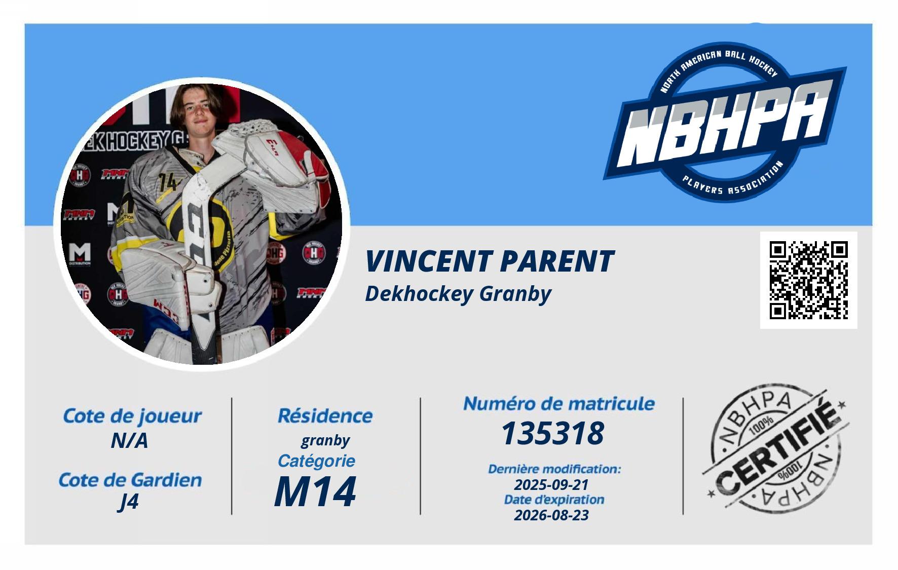 Vincent Parent