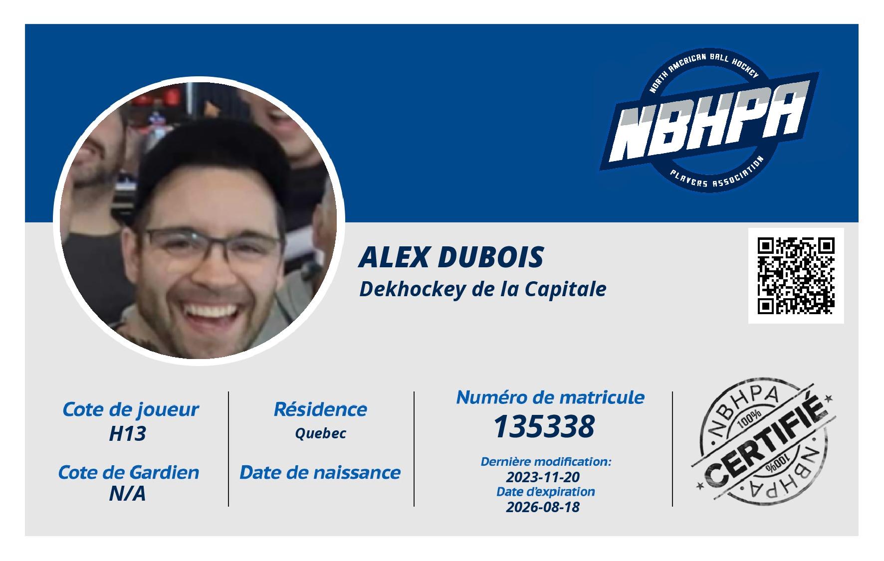 Alex Dubois