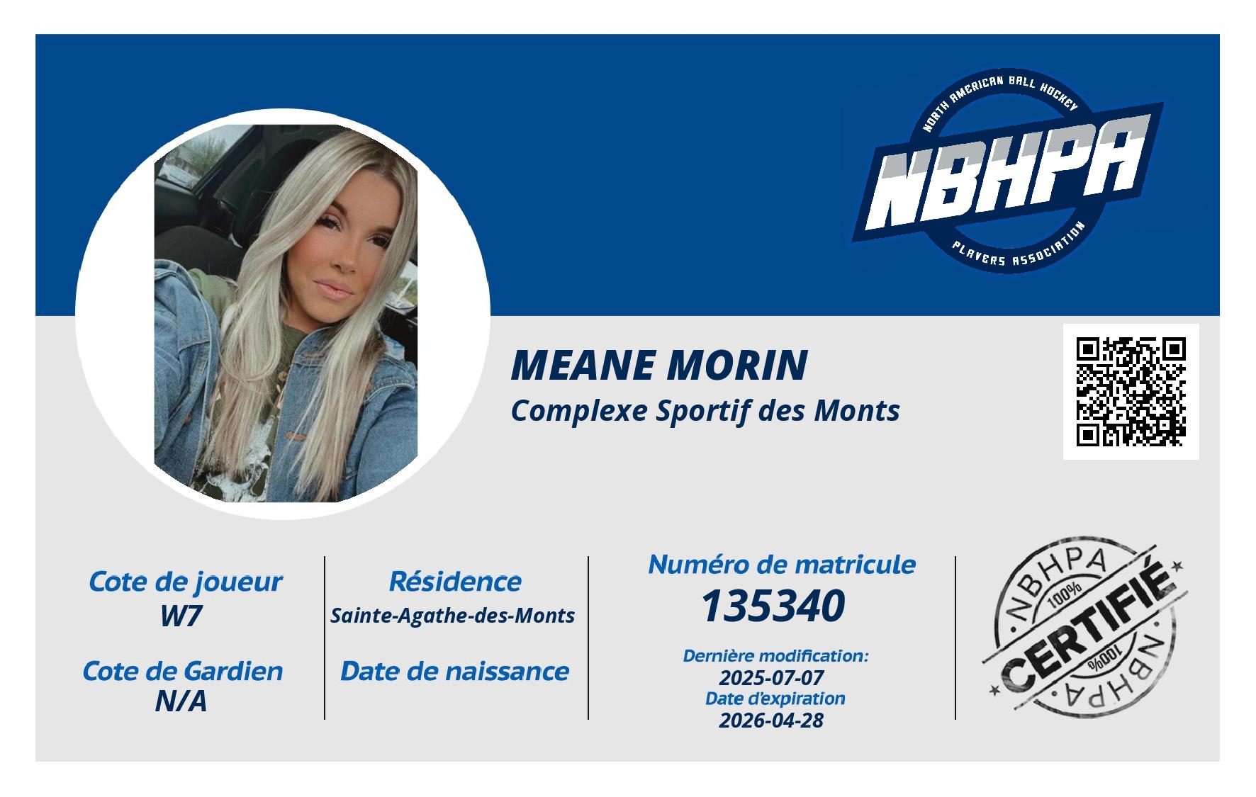 Meane Morin
