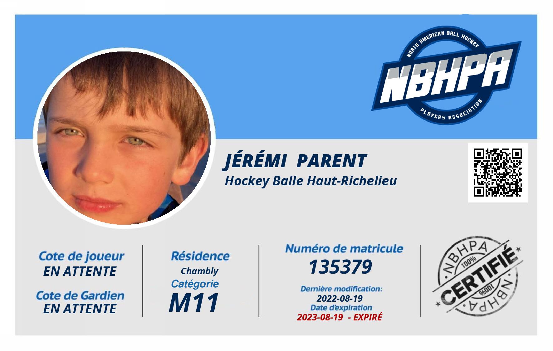 Jérémi  Parent