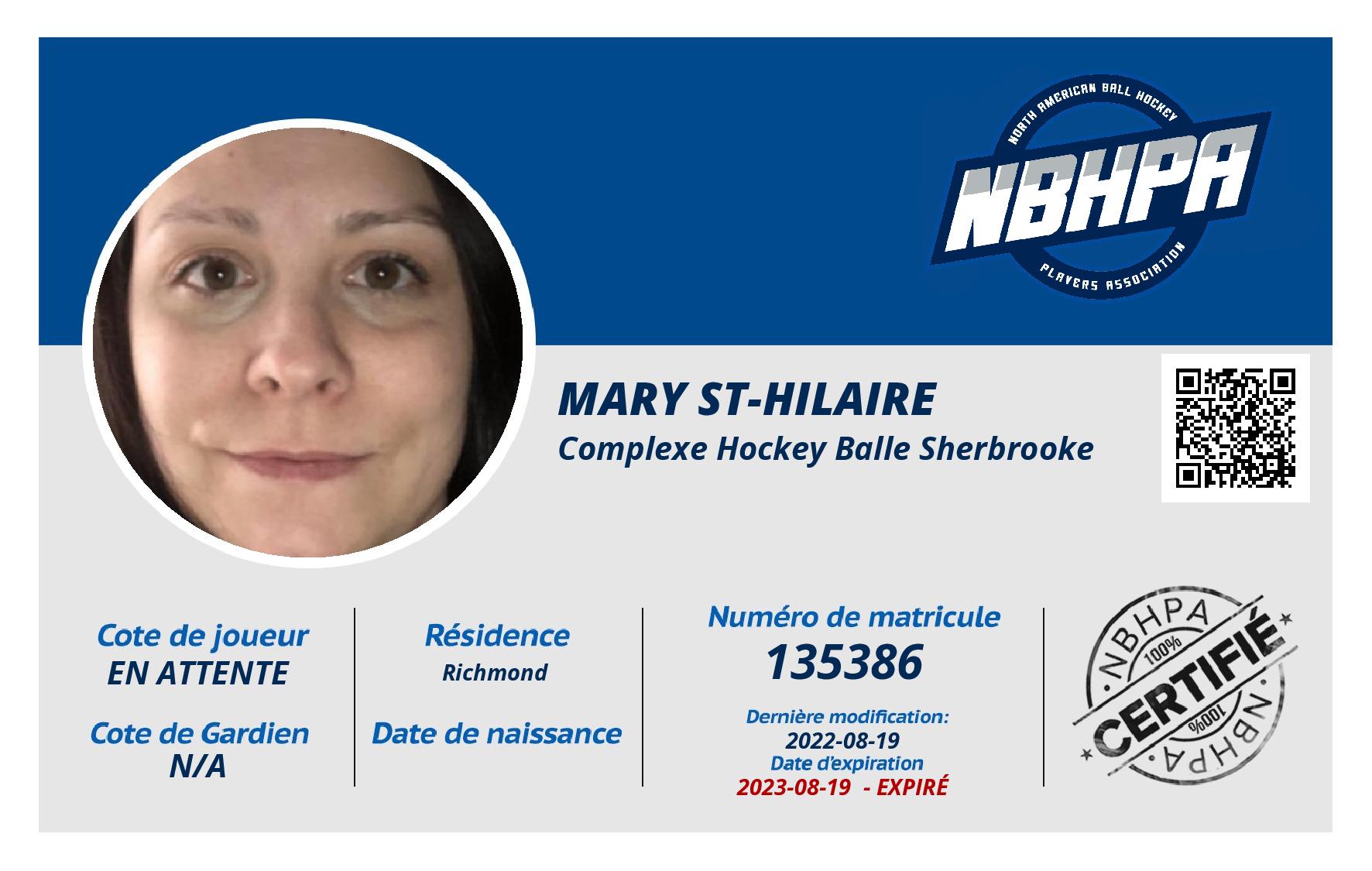 Mary St-Hilaire