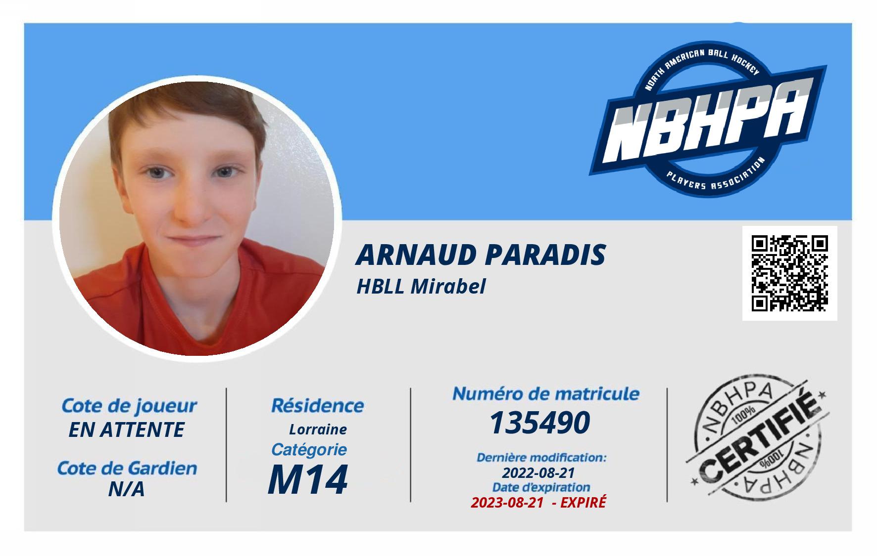 Arnaud Paradis