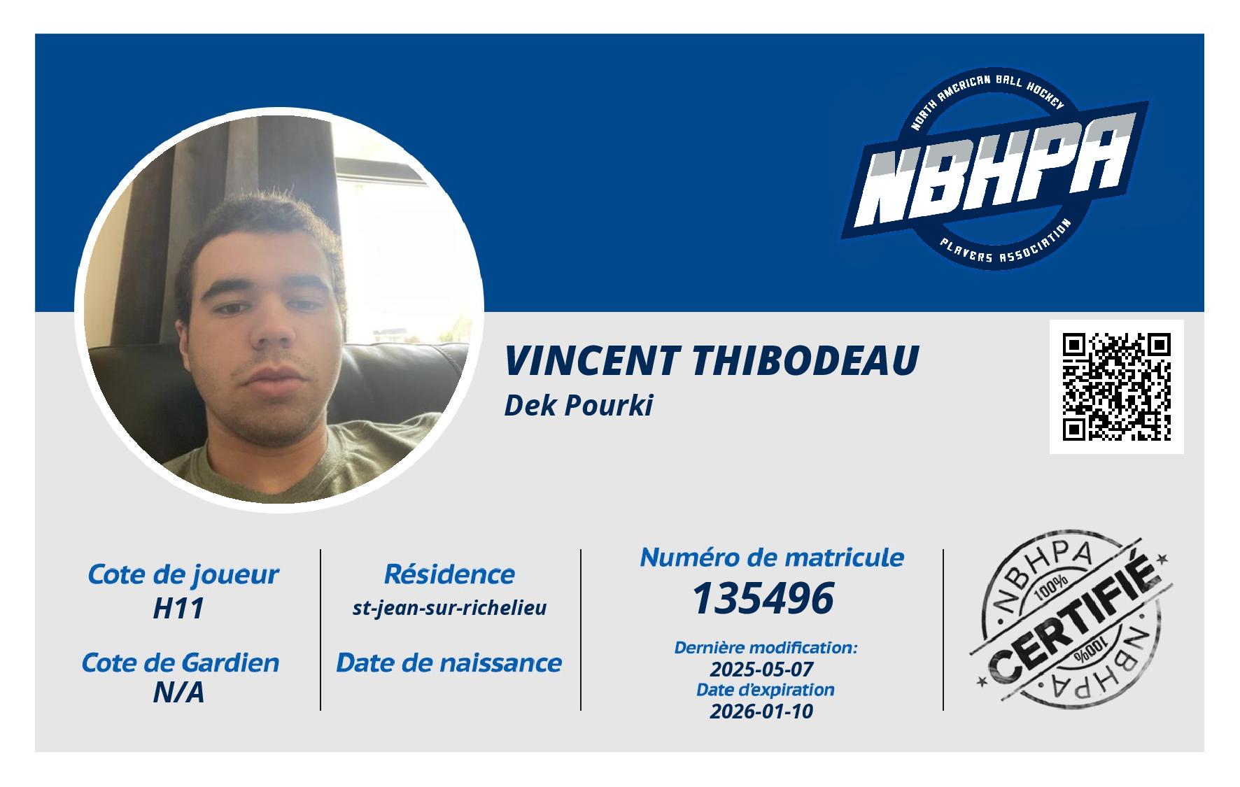 Vincent Thibodeau 