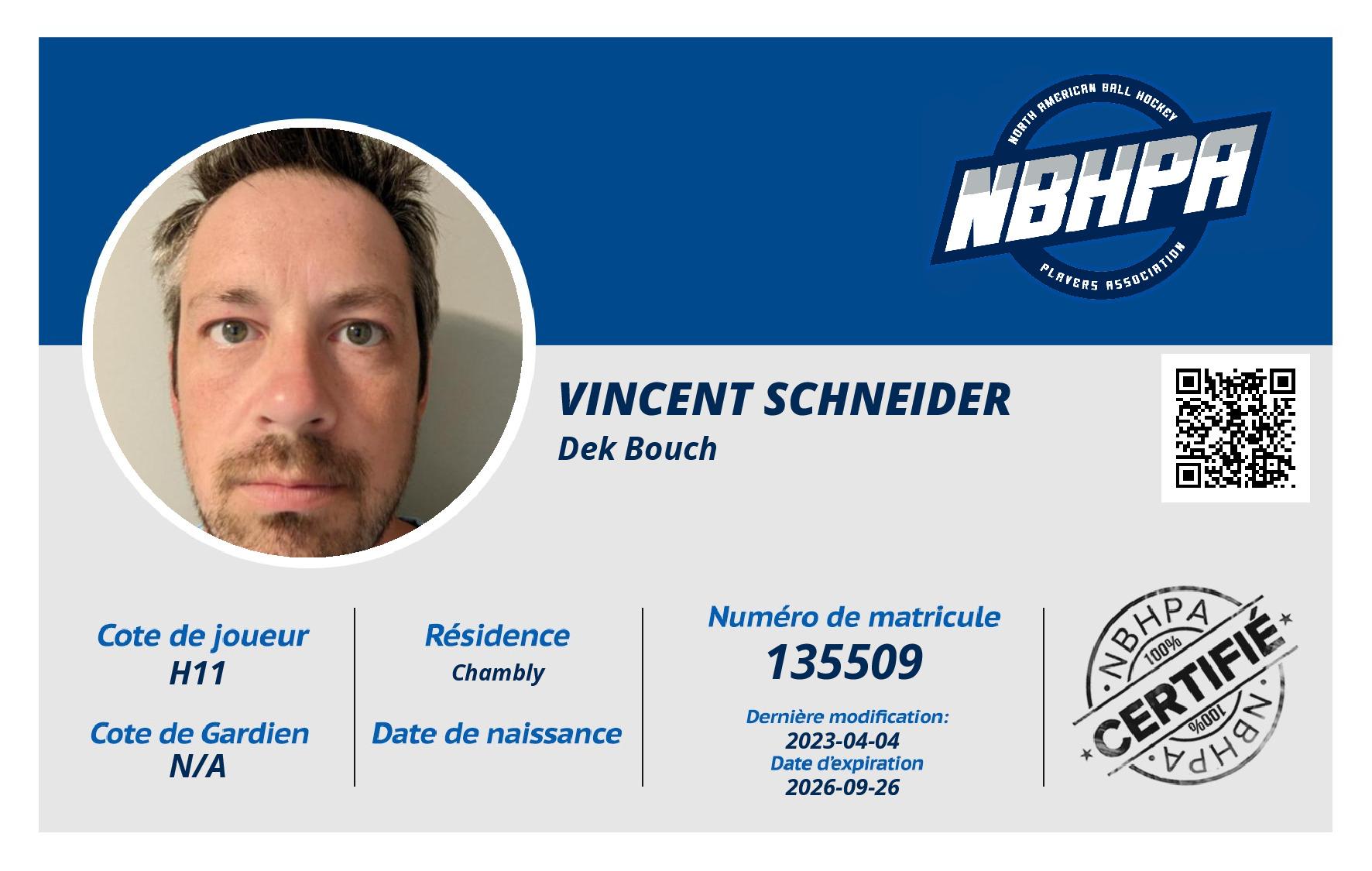 Vincent Schneider