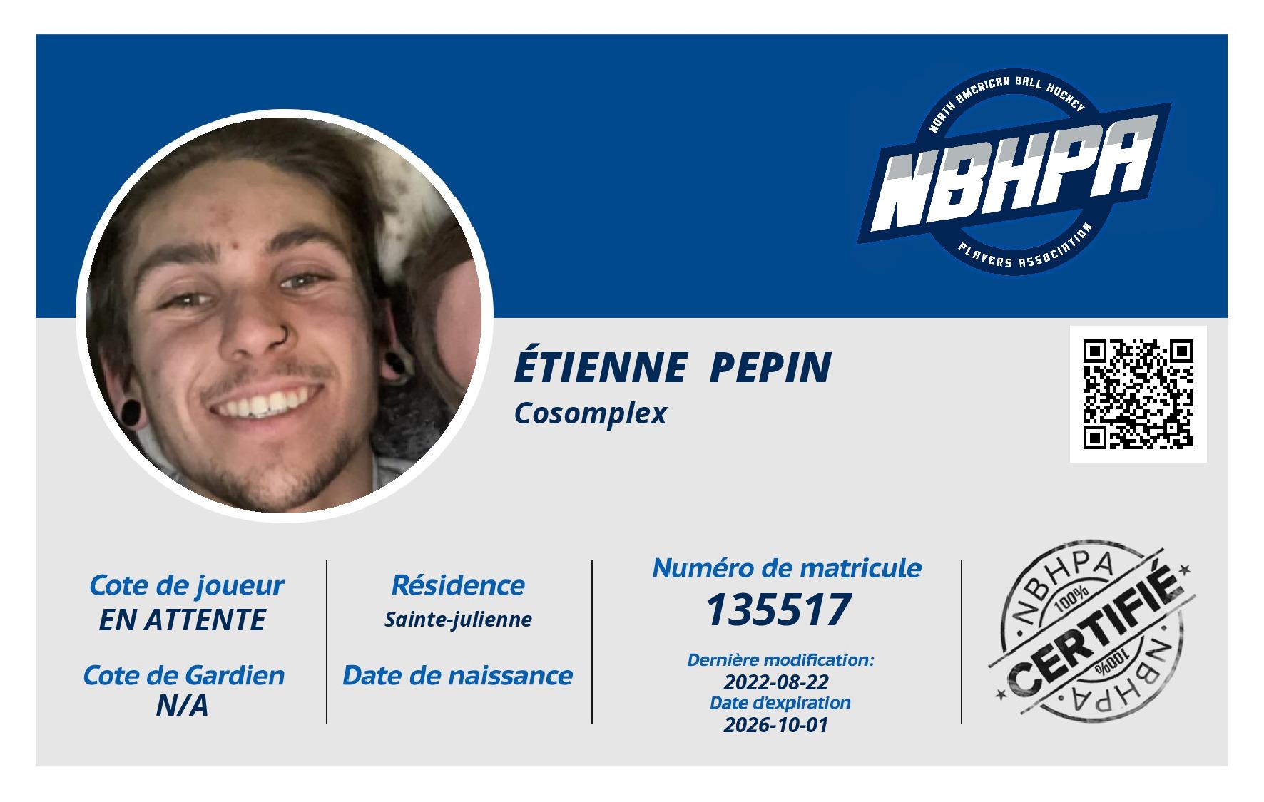 Étienne  Pepin 