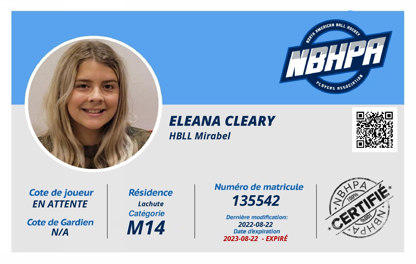 Eleana Cleary