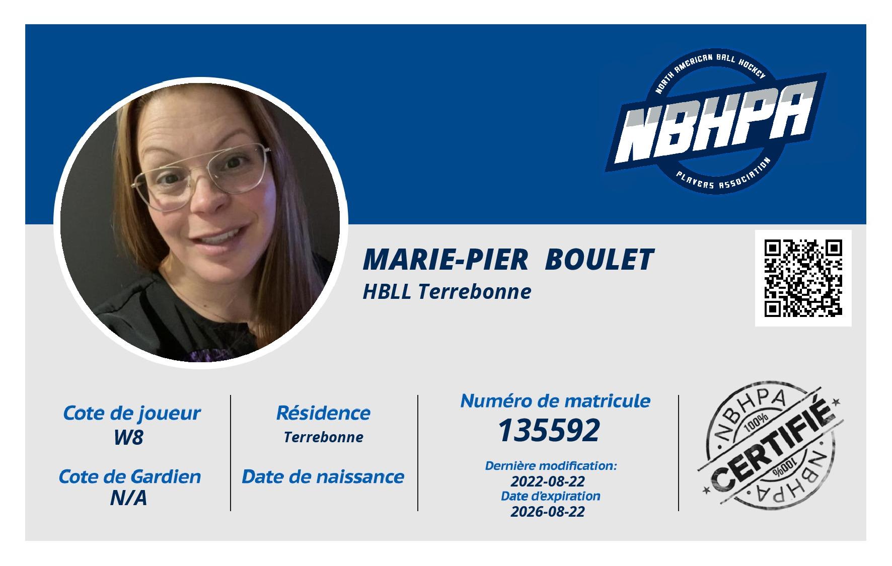 Marie-Pier  Boulet
