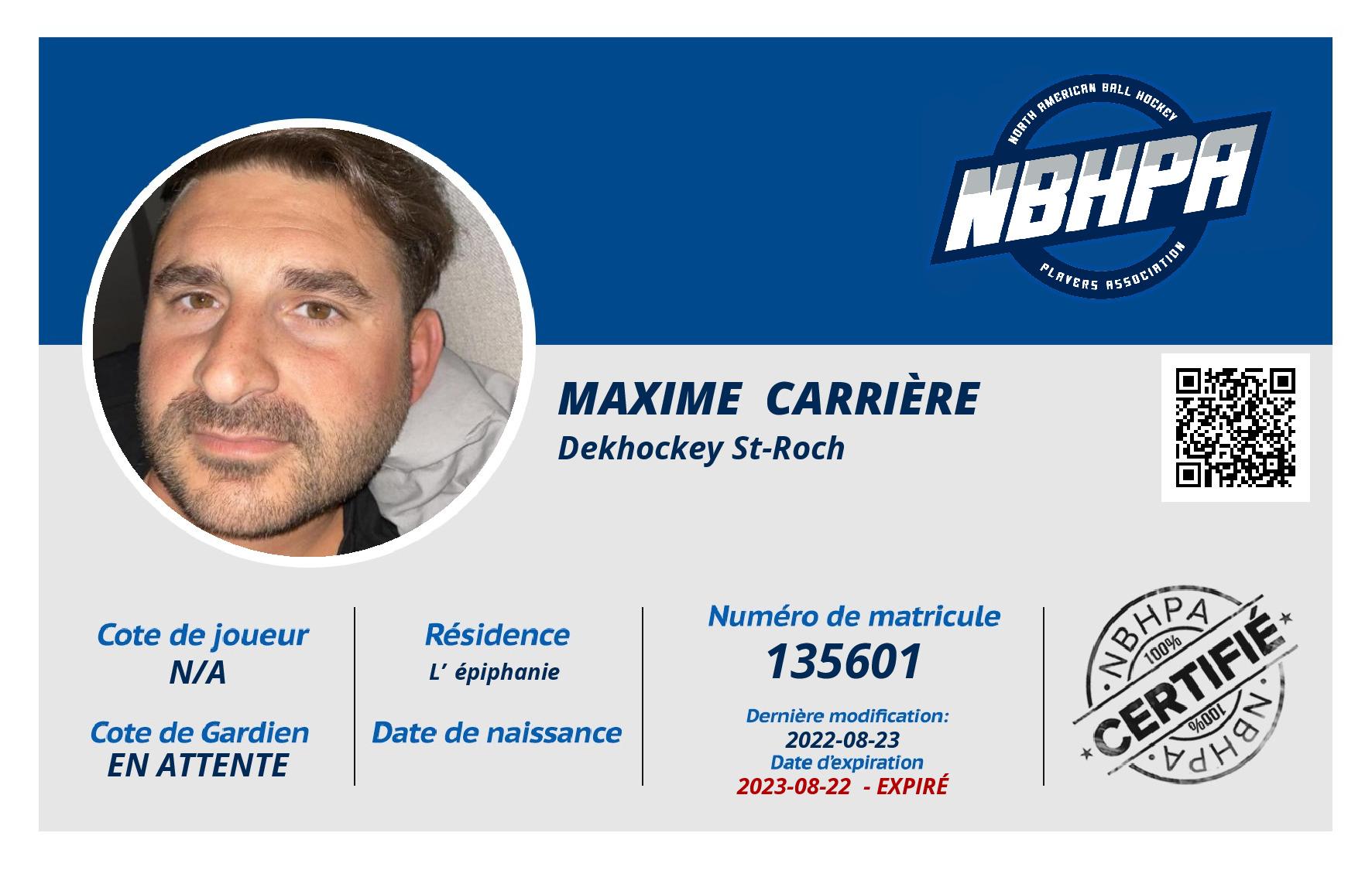 Maxime  Carrière 
