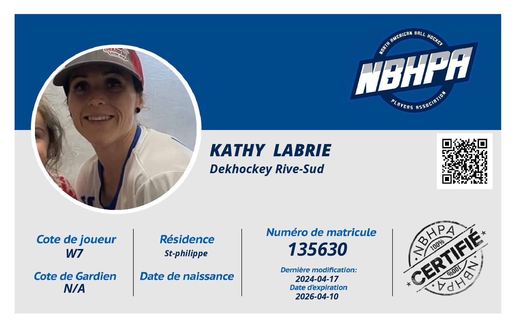 Kathy  Labrie 
