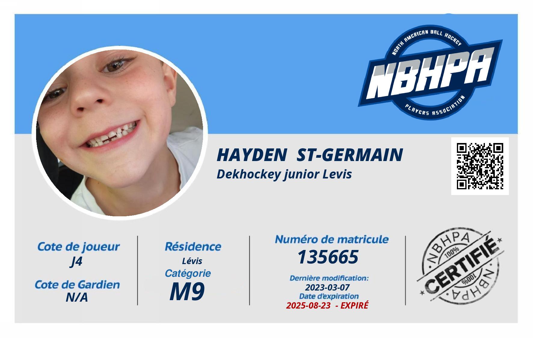 Hayden  St-Germain 
