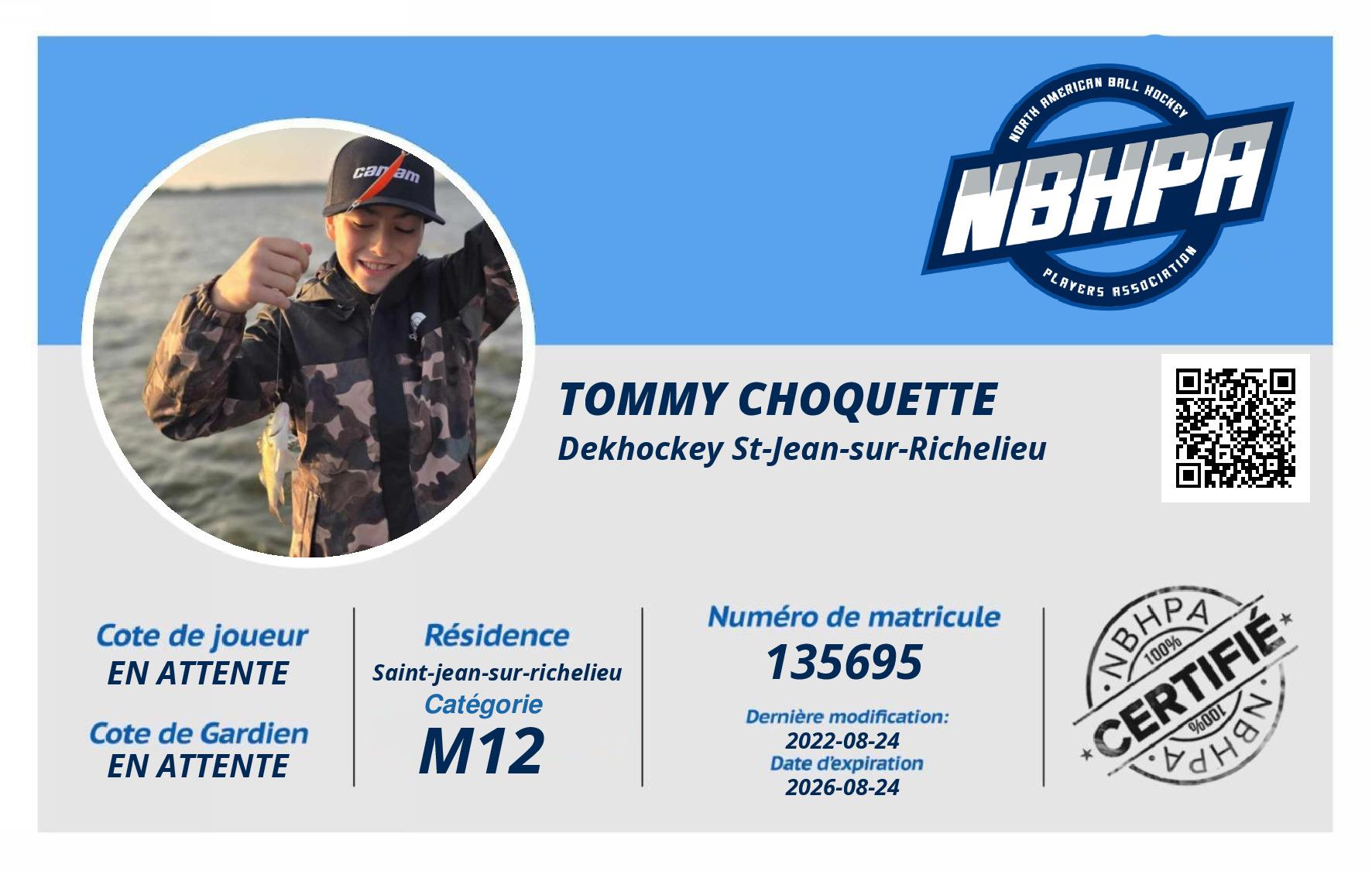 Tommy Choquette