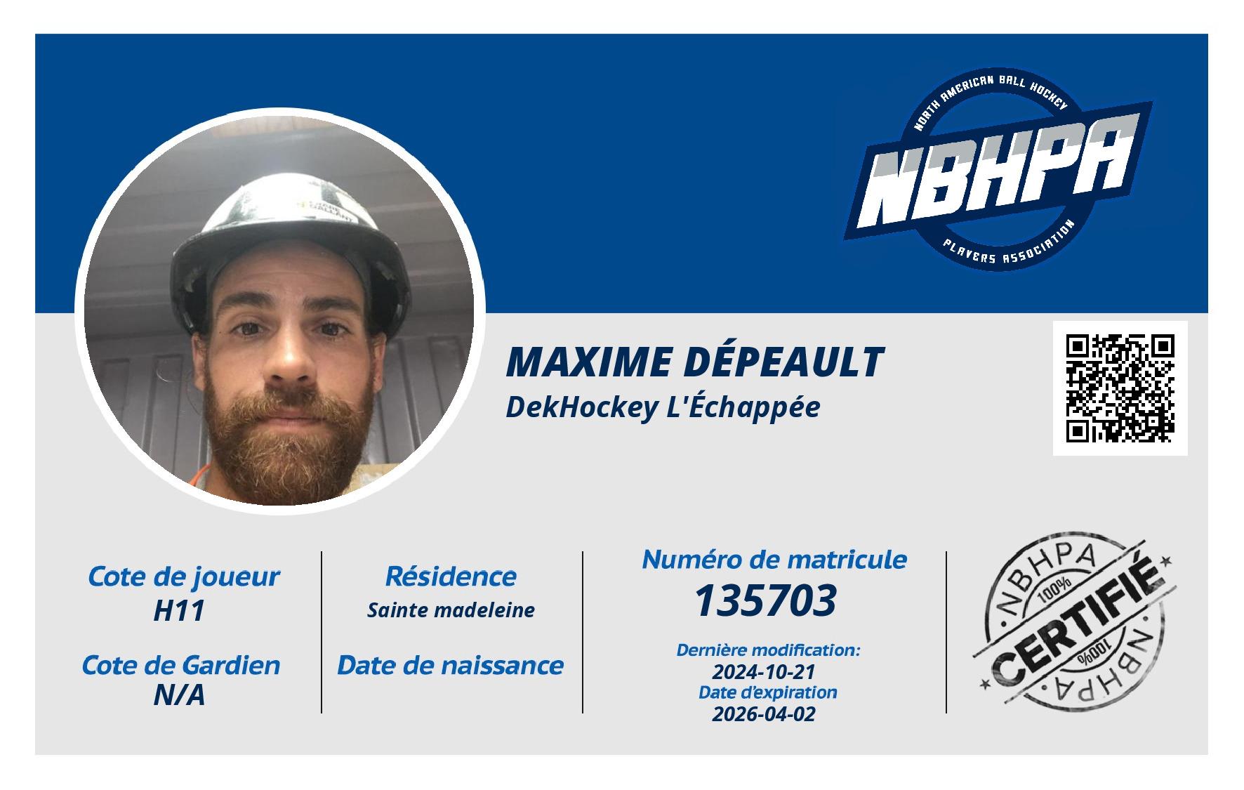 Maxime Dépeault