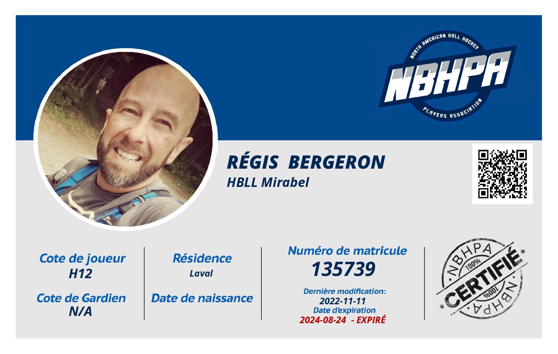 Régis  Bergeron 