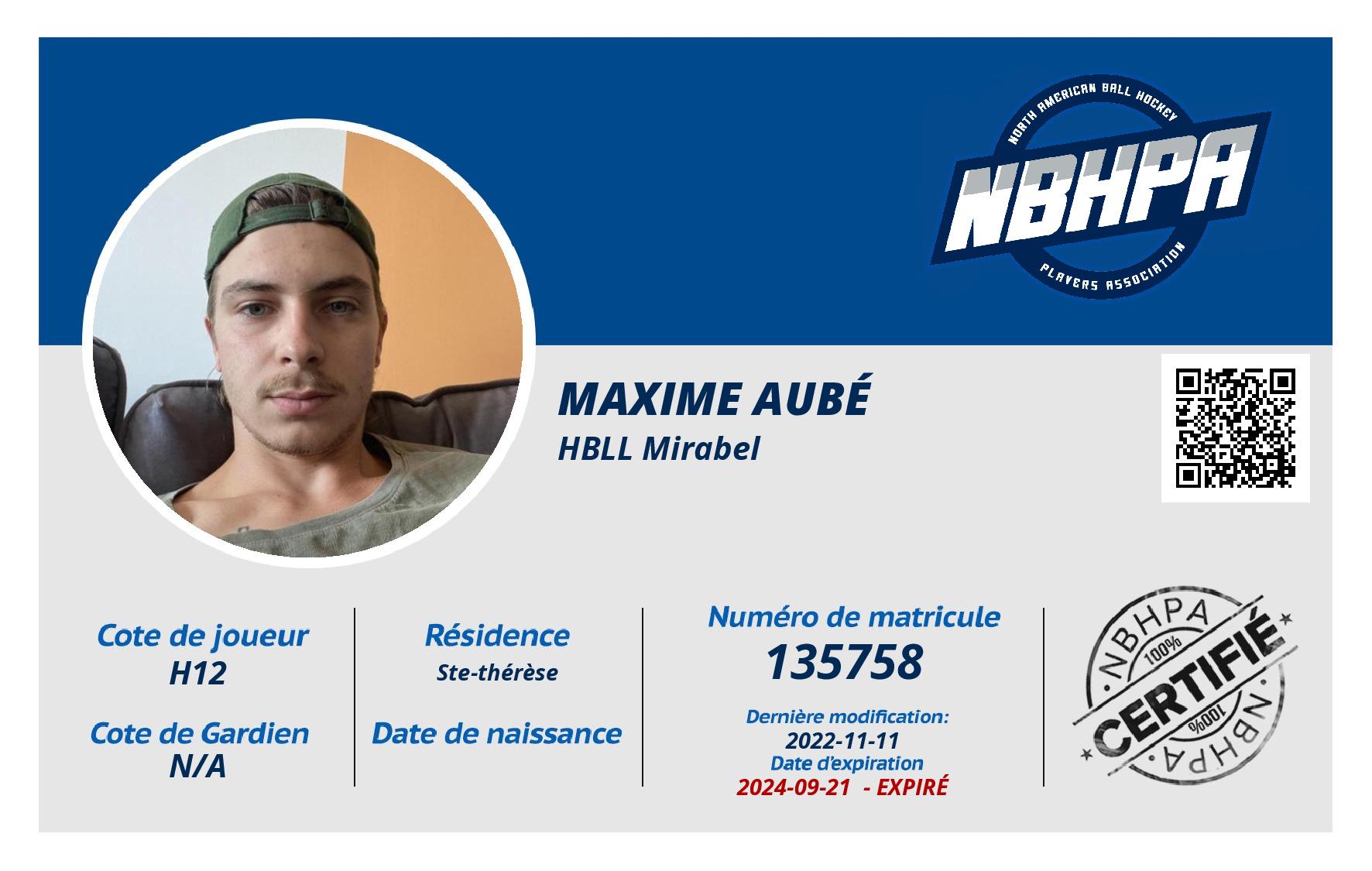 Maxime Aubé