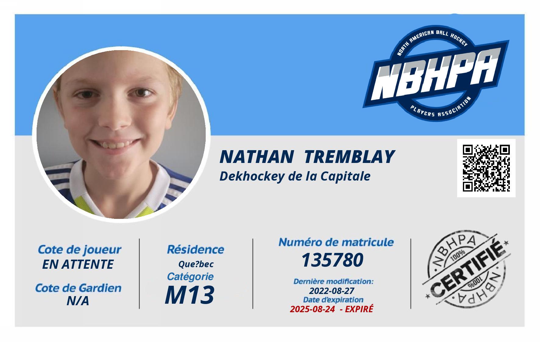 Nathan  Tremblay