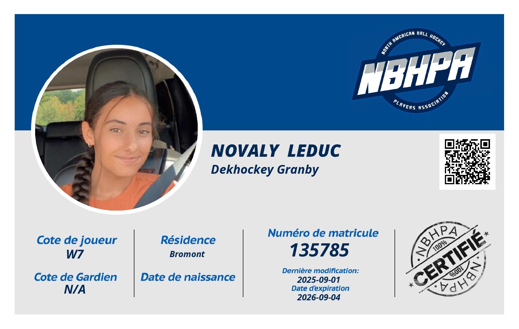 Novaly  Leduc 