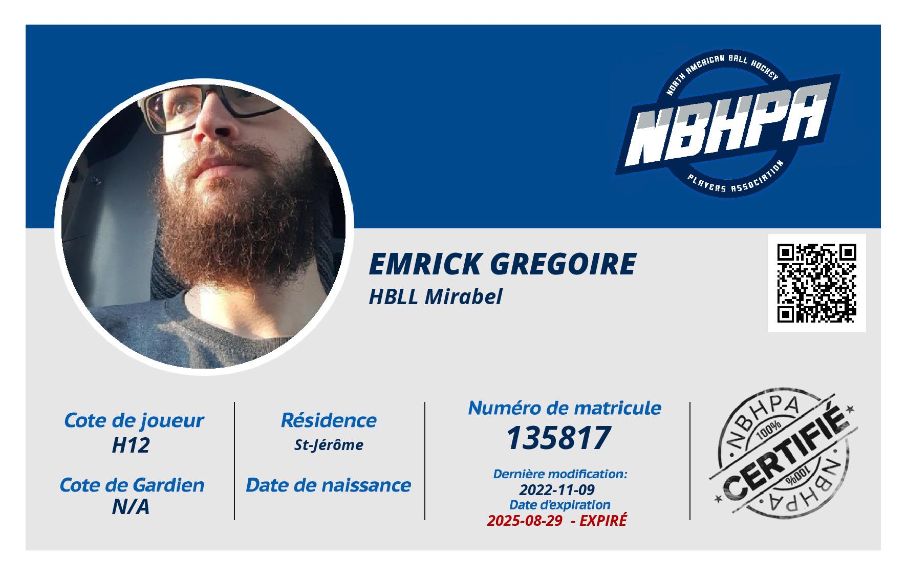 Emrick Gregoire 