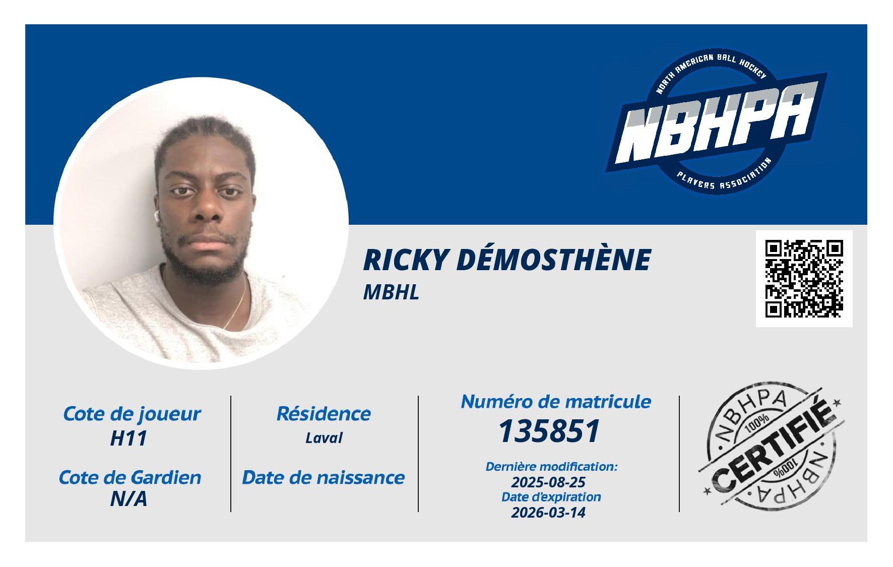 Ricky Démosthène