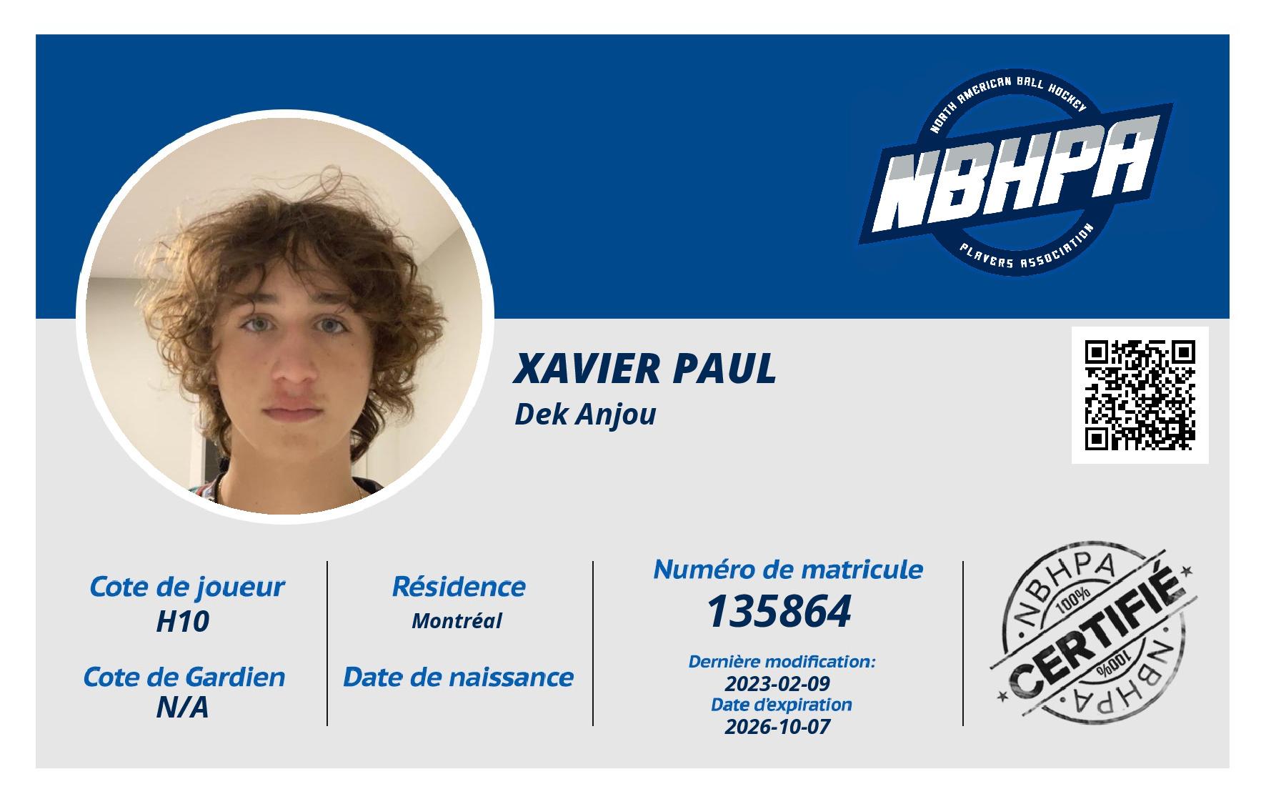 Xavier Paul